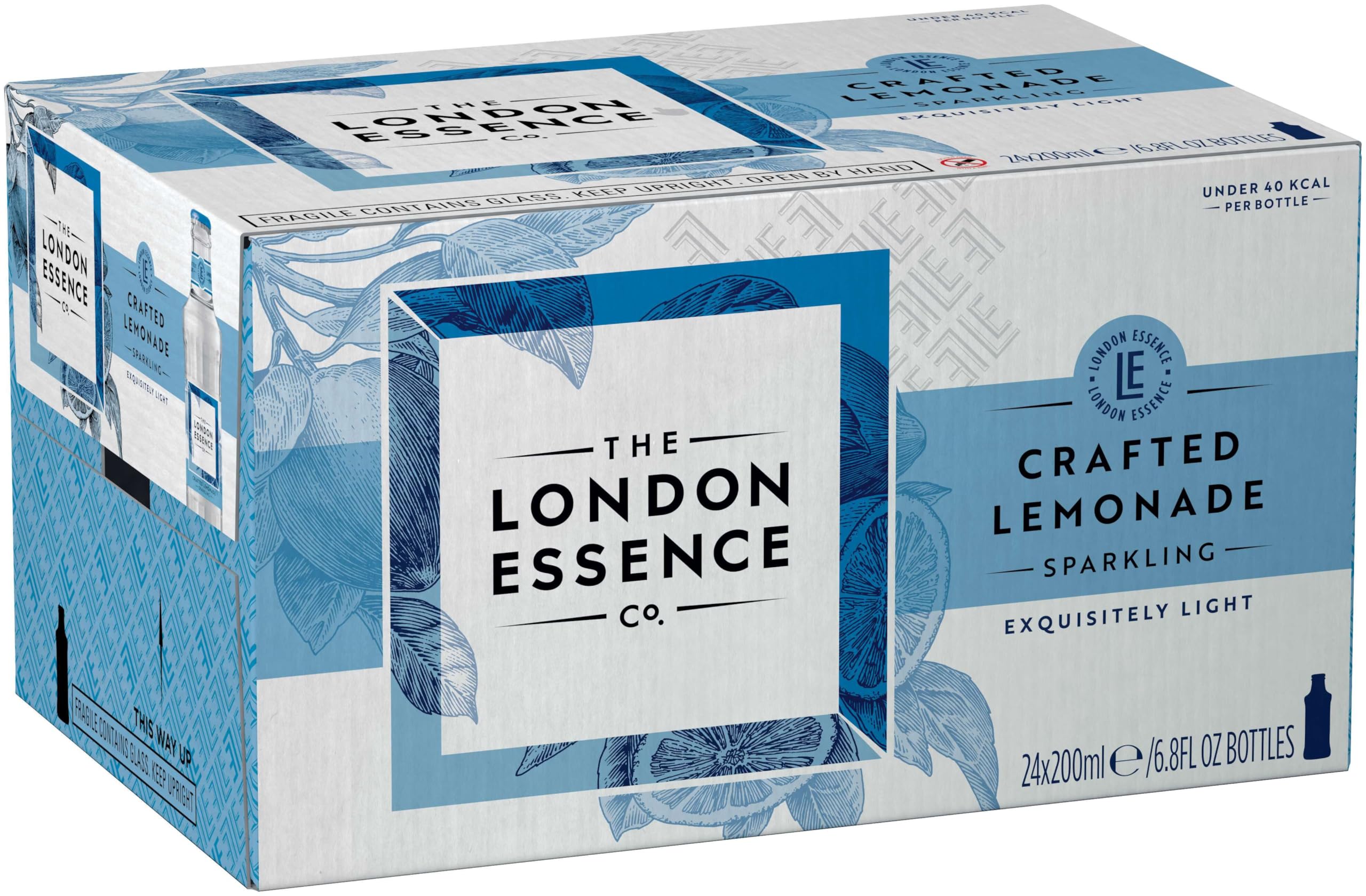 THE LONDON ESSENCE CO. Crafted Lemonade Sparkling Drink (150ml Can, Pack of 6) 3