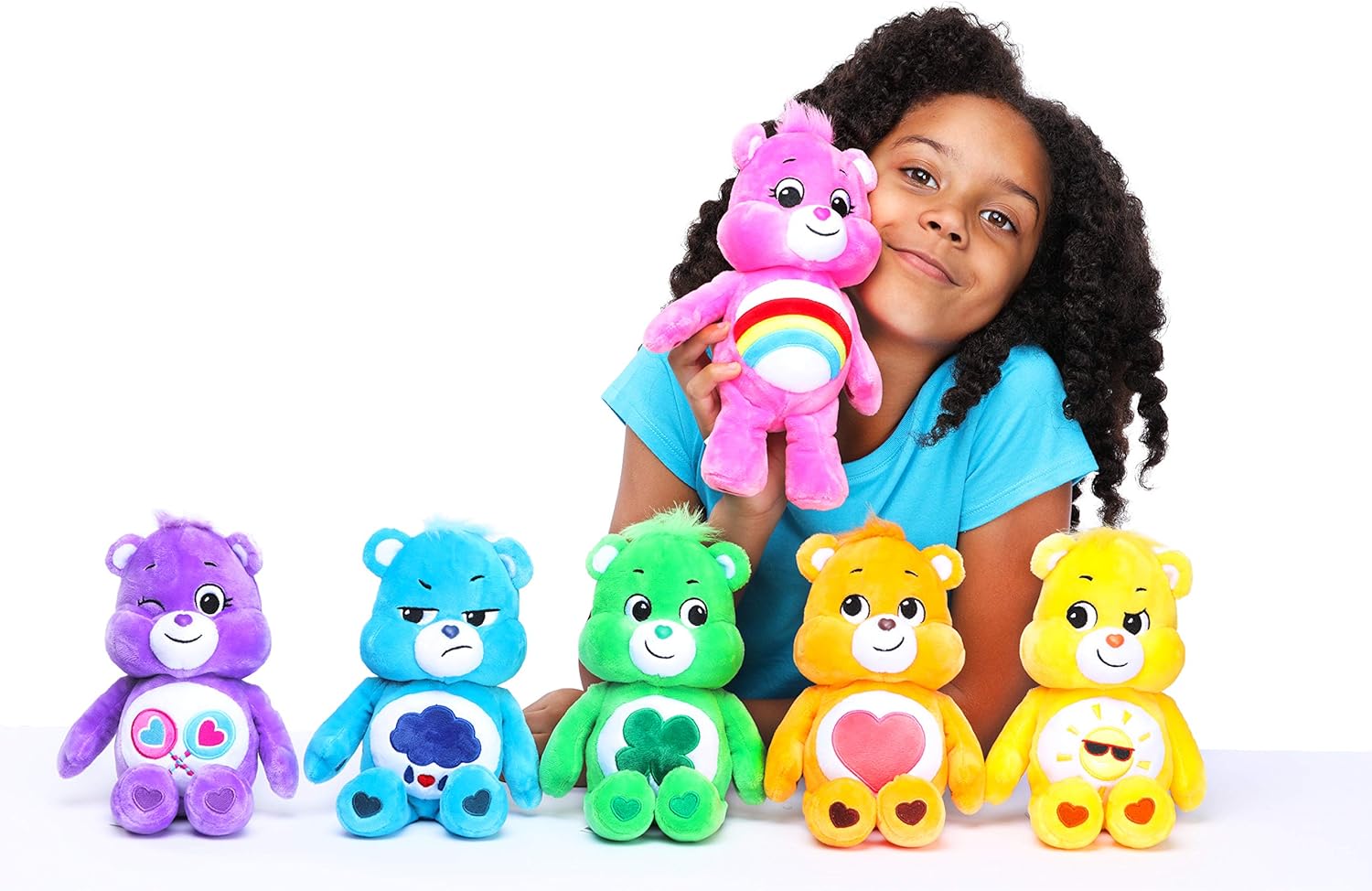 Care Bears Good Luck Bear 9 Inch Plush Toy - Green Four-Leaf Clover Collectible 6