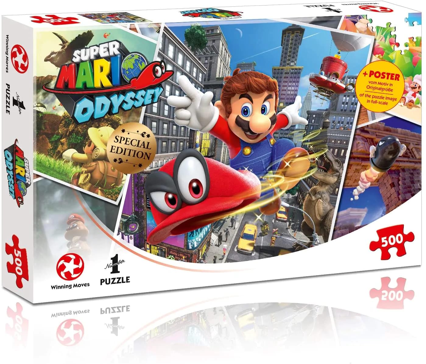Winning Moves Super Mario Odyssey 500 Piece Jigsaw Puzzle Game | Ages 8+ 1