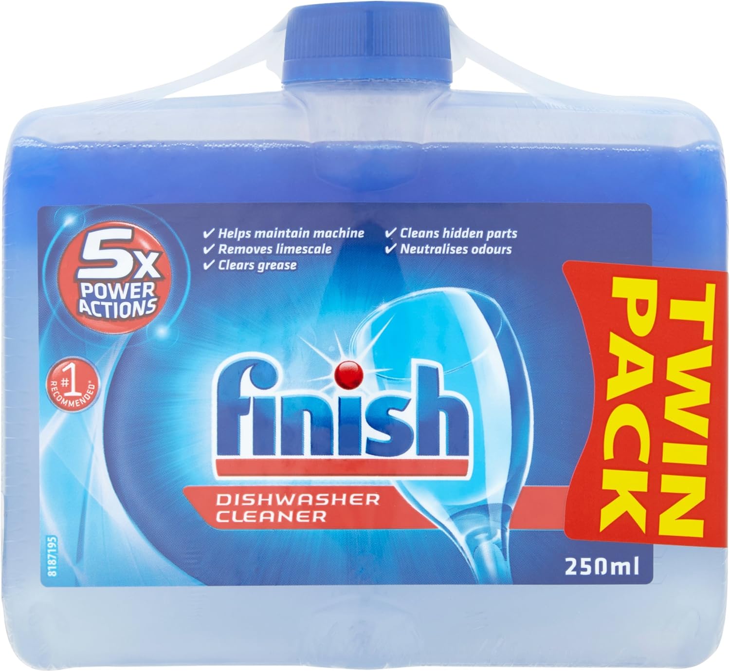 Finish - Dishwasher Cleaner Twin Pack (2 x 250 ml)