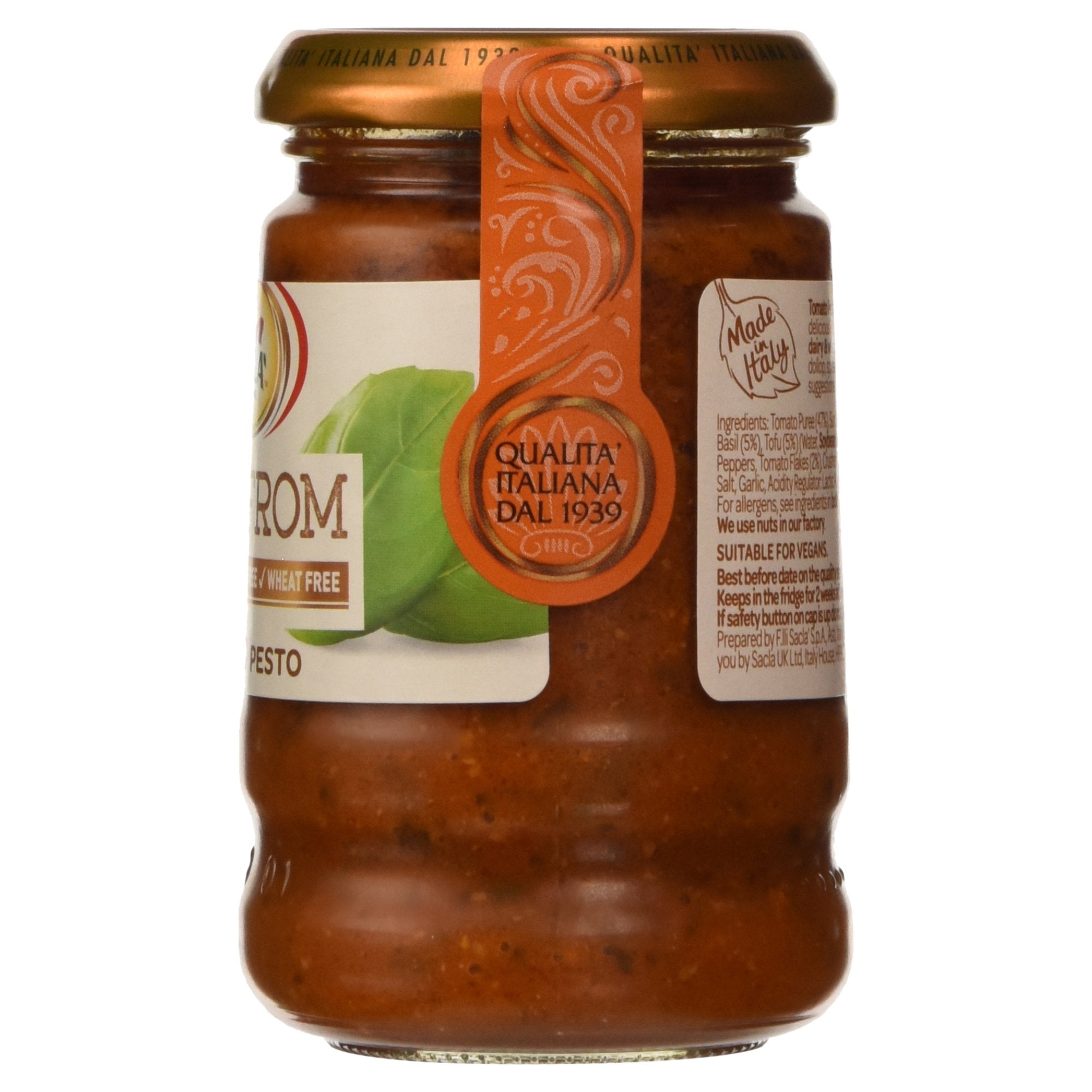 Sacla - Free From Tomatenpesto 190g 3