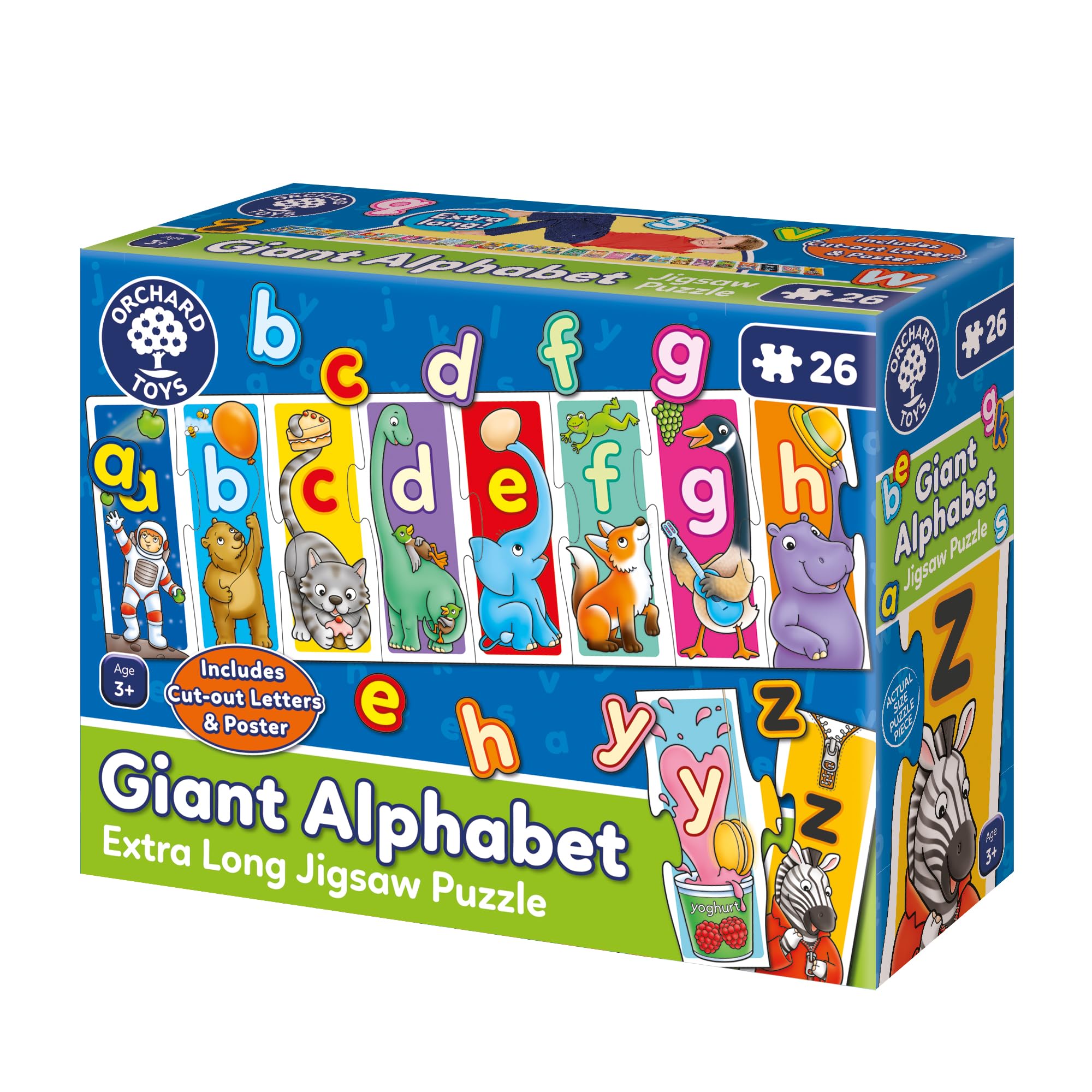 Orchard Toys Giant Alphabet Puzzle - Educational Jigsaw for Kids Aged 3+ 8