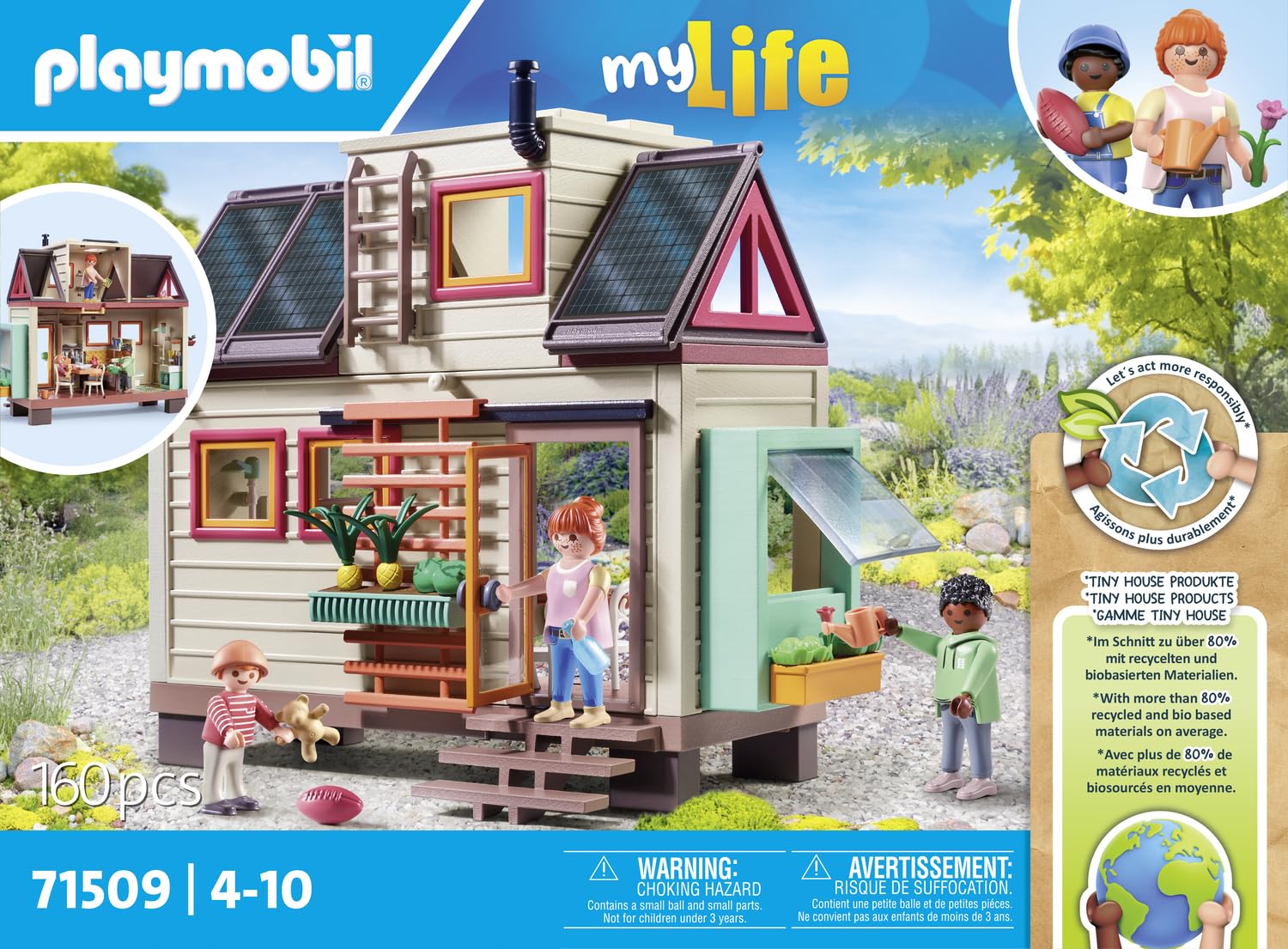 Playmobil Tiny House Playset - 160-Piece Detailed Home with Figures & Accessories for Ages 4+ 11
