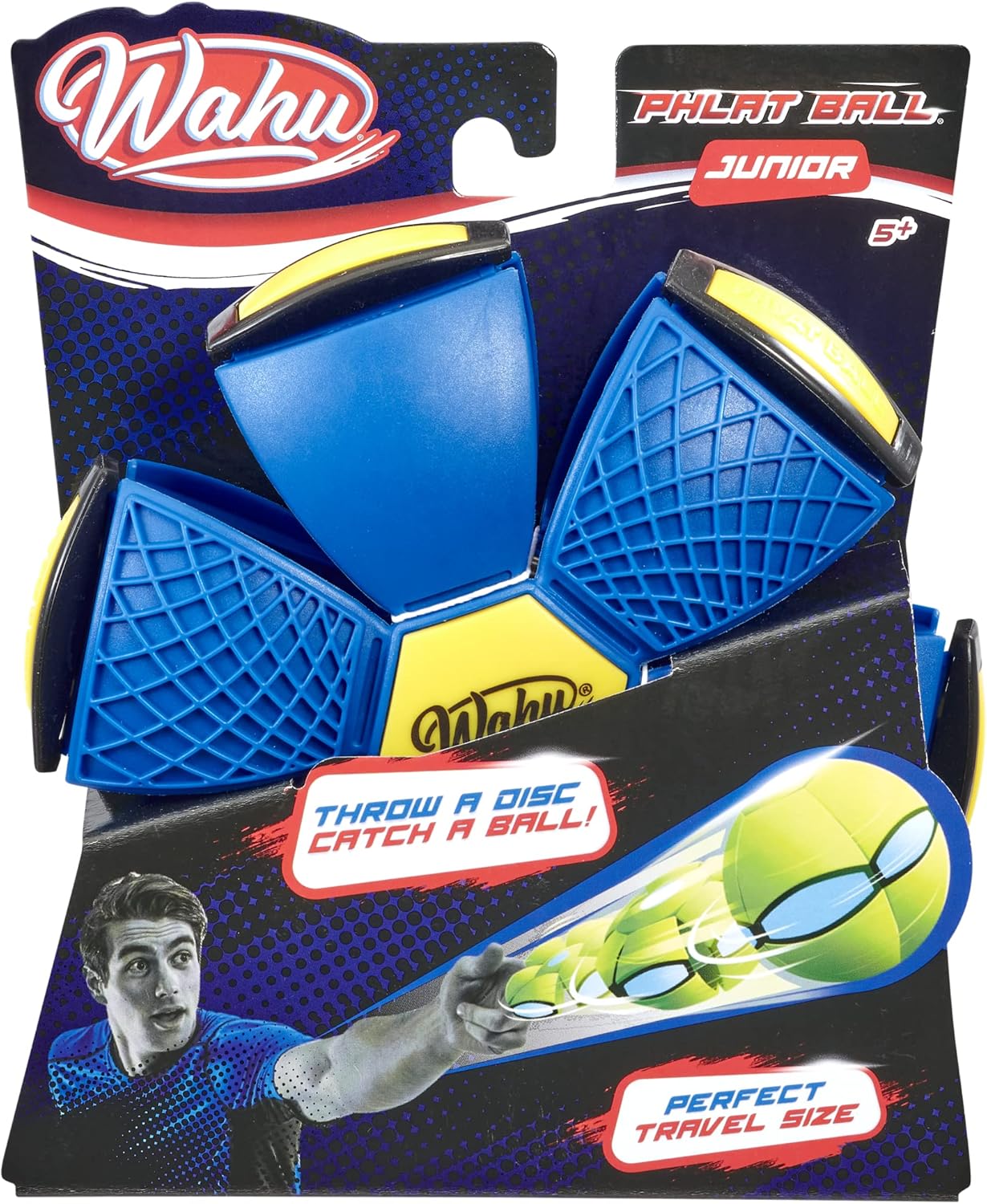 Wahu Phlat Ball Junior - Transforming Disc to Ball Toy for Kids Ages 6+