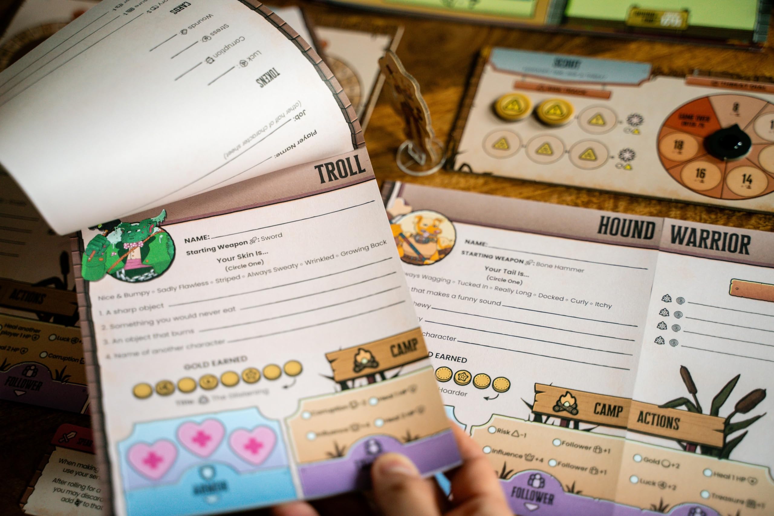 Plaid Hat Games Freelancers: Crossroads Board Game 5