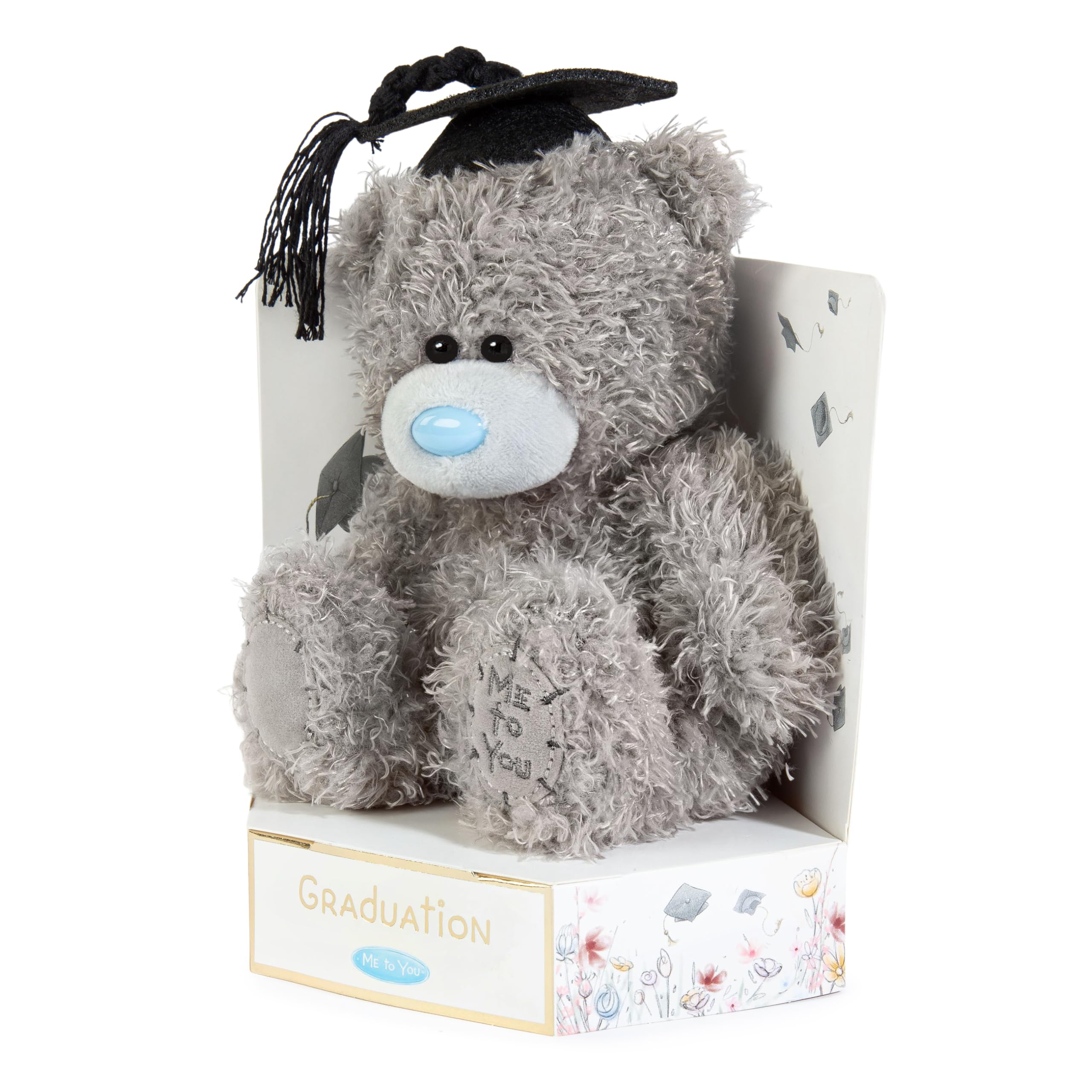 Me To You Bear Tatty Teddy Graduation Plush 15cm High on Luxury Gift Plinth 3
