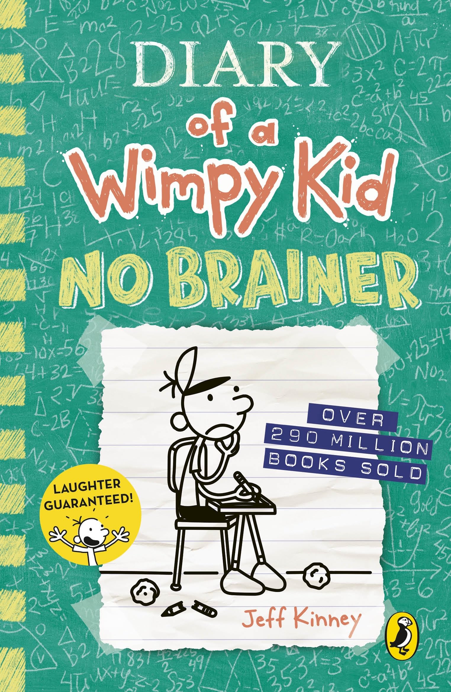 Puffin Diary of a Wimpy Kid: No Brainer (Book 18) by Jeff Kinney | Paperback