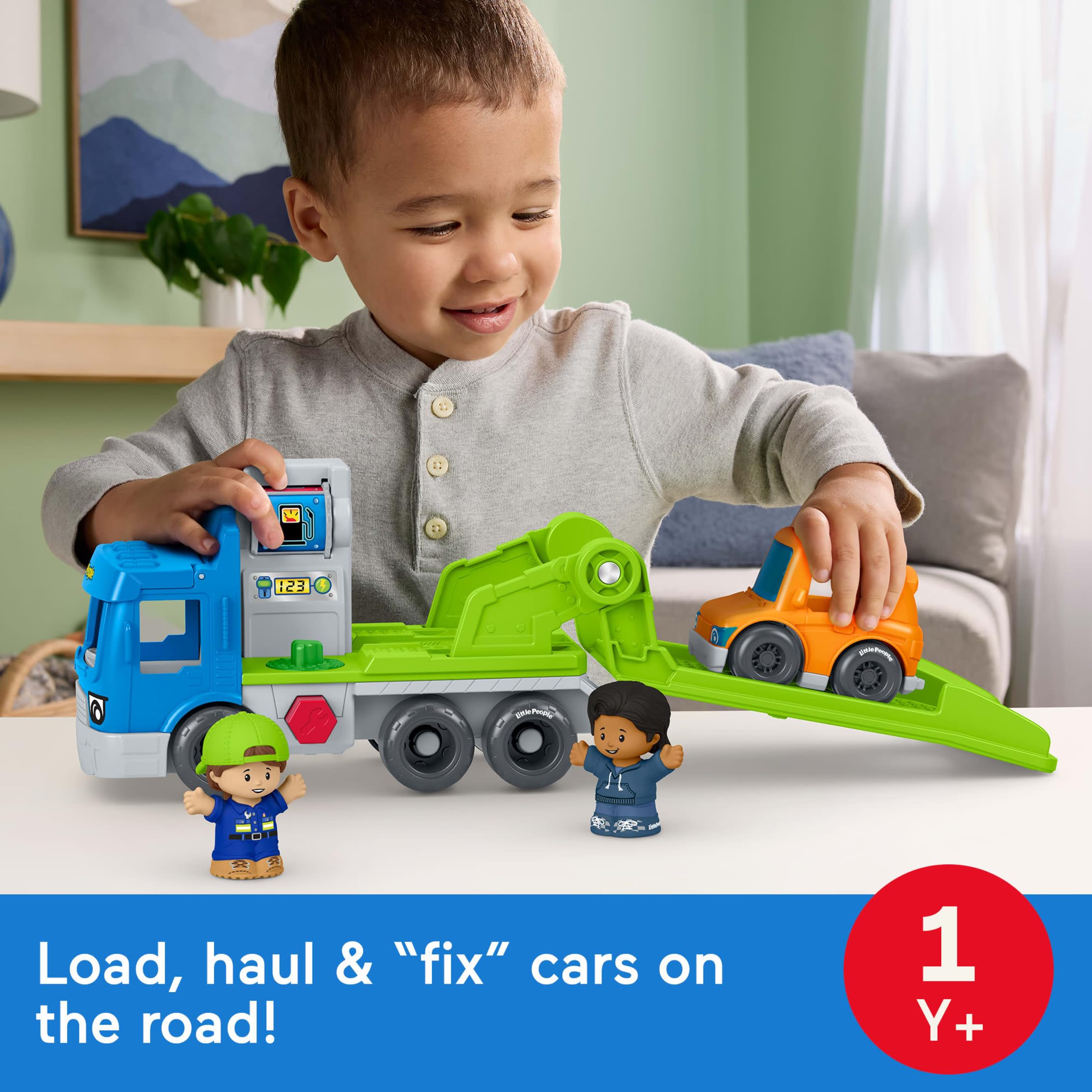 Fisher-Price Little People Load & Roll Hauler Playset - Ages 1Y+
