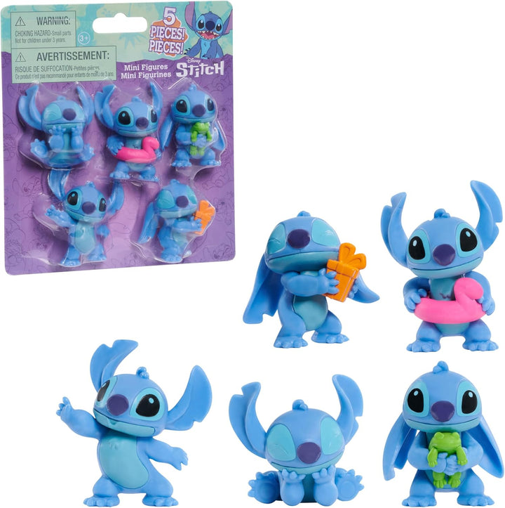 Disney Lilo & Stitch Collectible Figures - Stitch 5-Pack Vinyl Figures (46267)