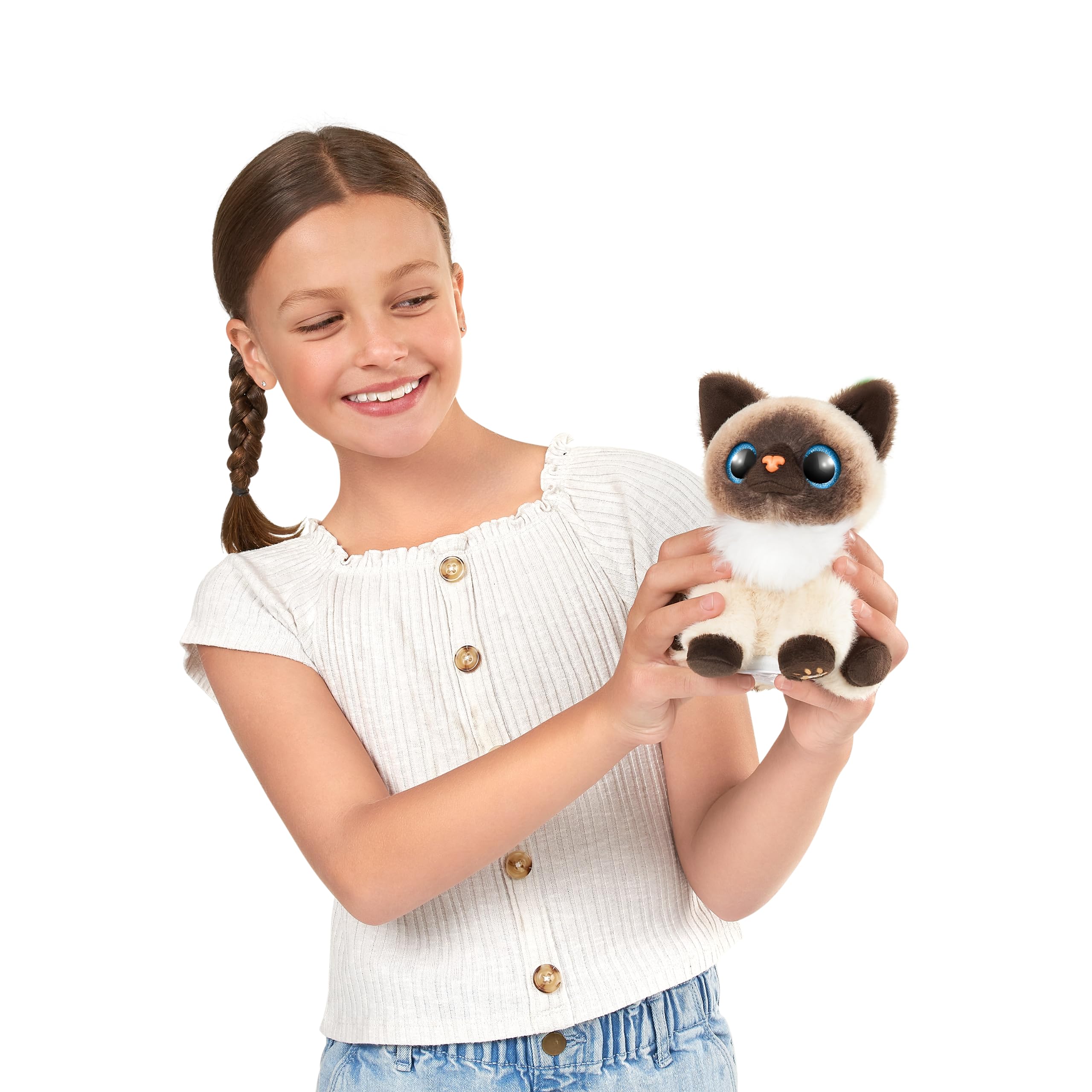 Pets Alive Smitten Kittens Alli - Interactive Electronic Plush Kitten with 10 Realistic Sounds, Ages 3+ 5