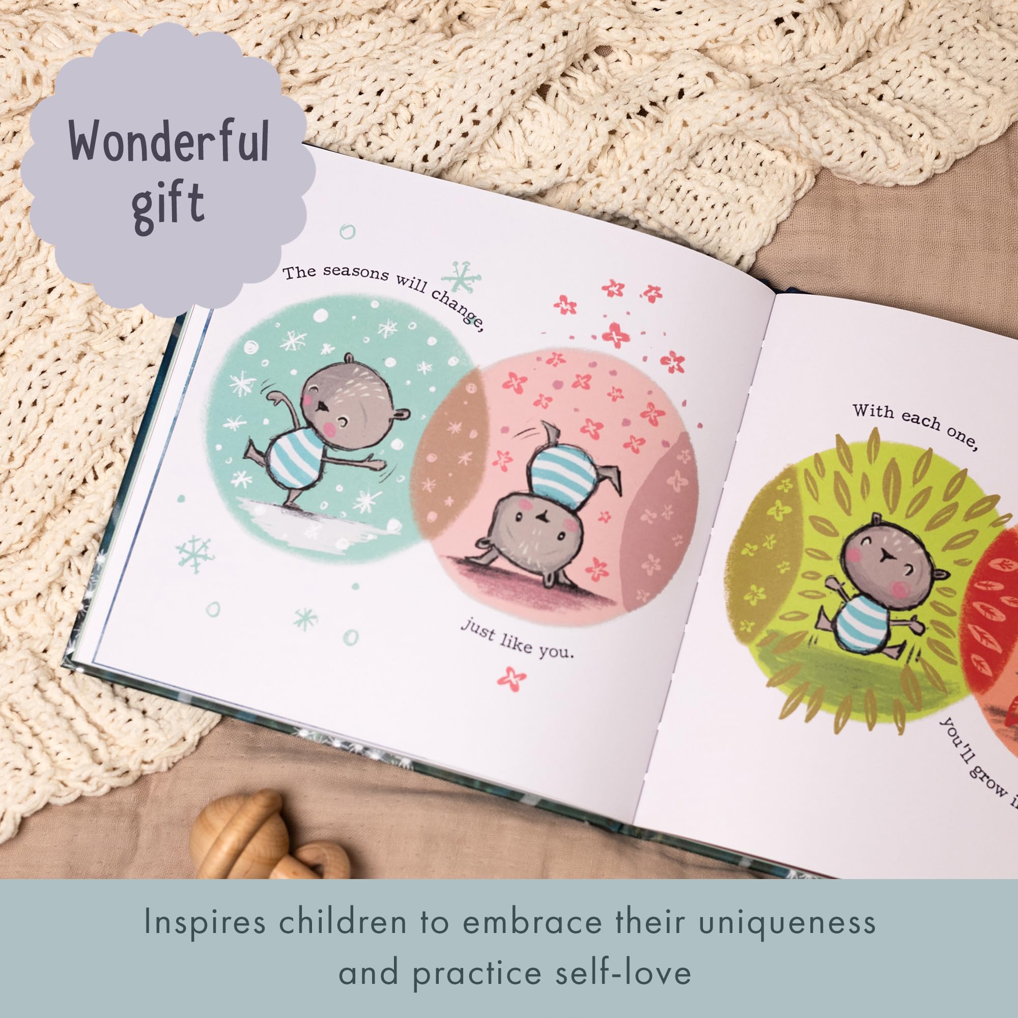 FROM YOU TO ME The World Waited For You - New Baby Gift Keepsake Book | Hardcover | Picture Book 5