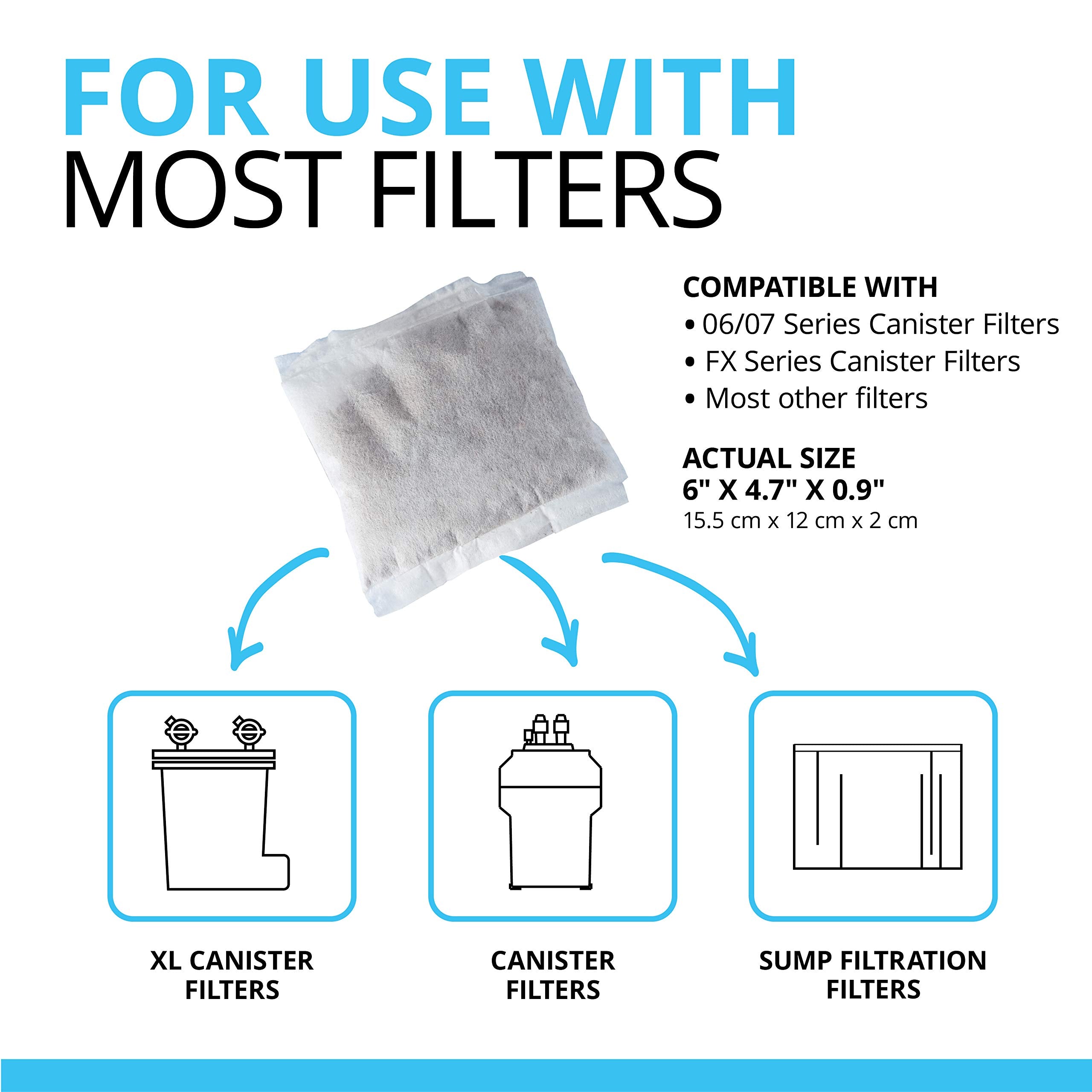 Fluval Clear Max Phosphate Remover - 3 x 100g Bags | Treats 27 Gallons | Reduces Odors 6