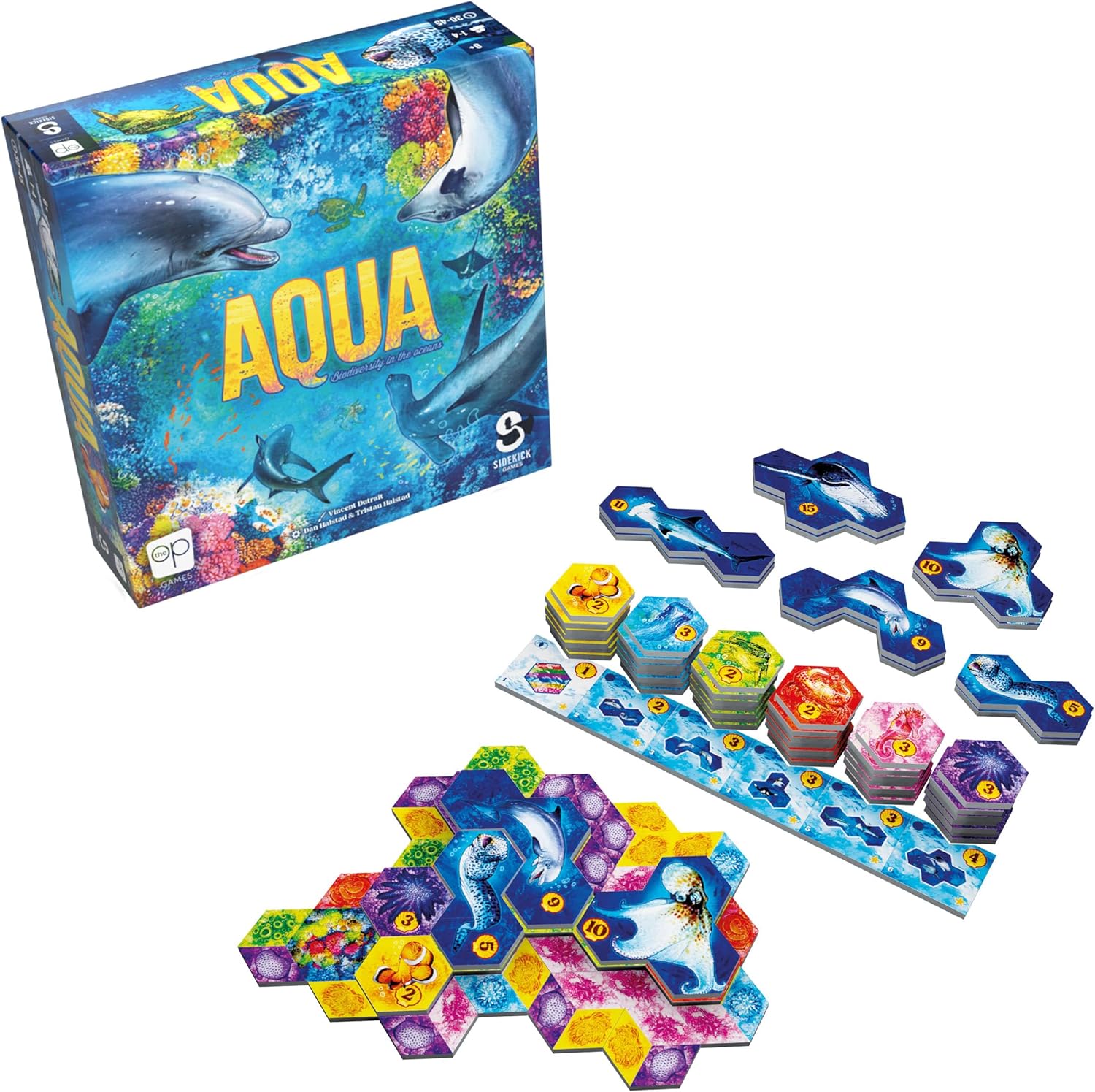 USAopoly Aqua Brettspiel | Strategiespiel mit Kunst von Vincent Dutrait 5