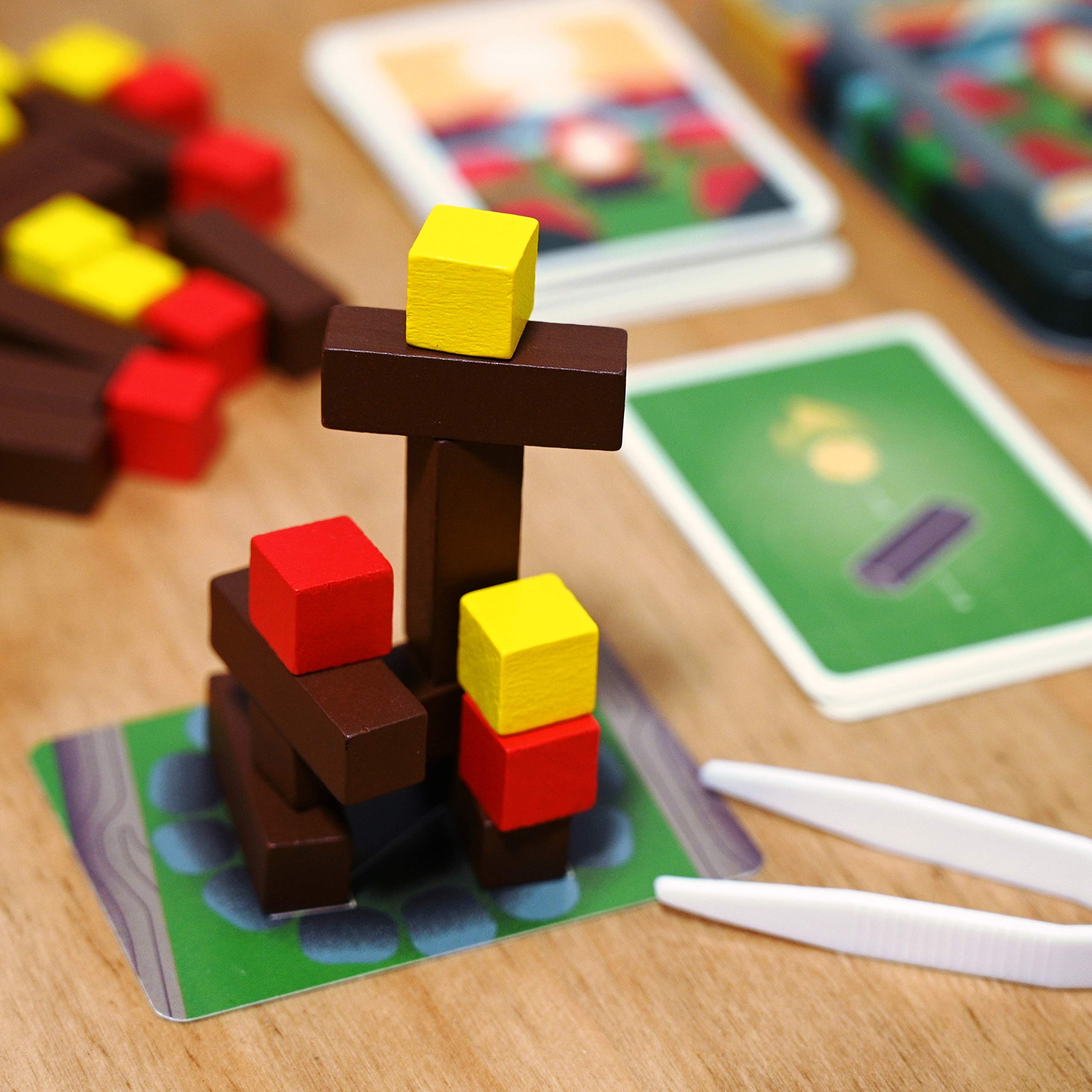 Alley Cat Games Tinderblox (Day) Dexterity Stacking Game in Portable Tin