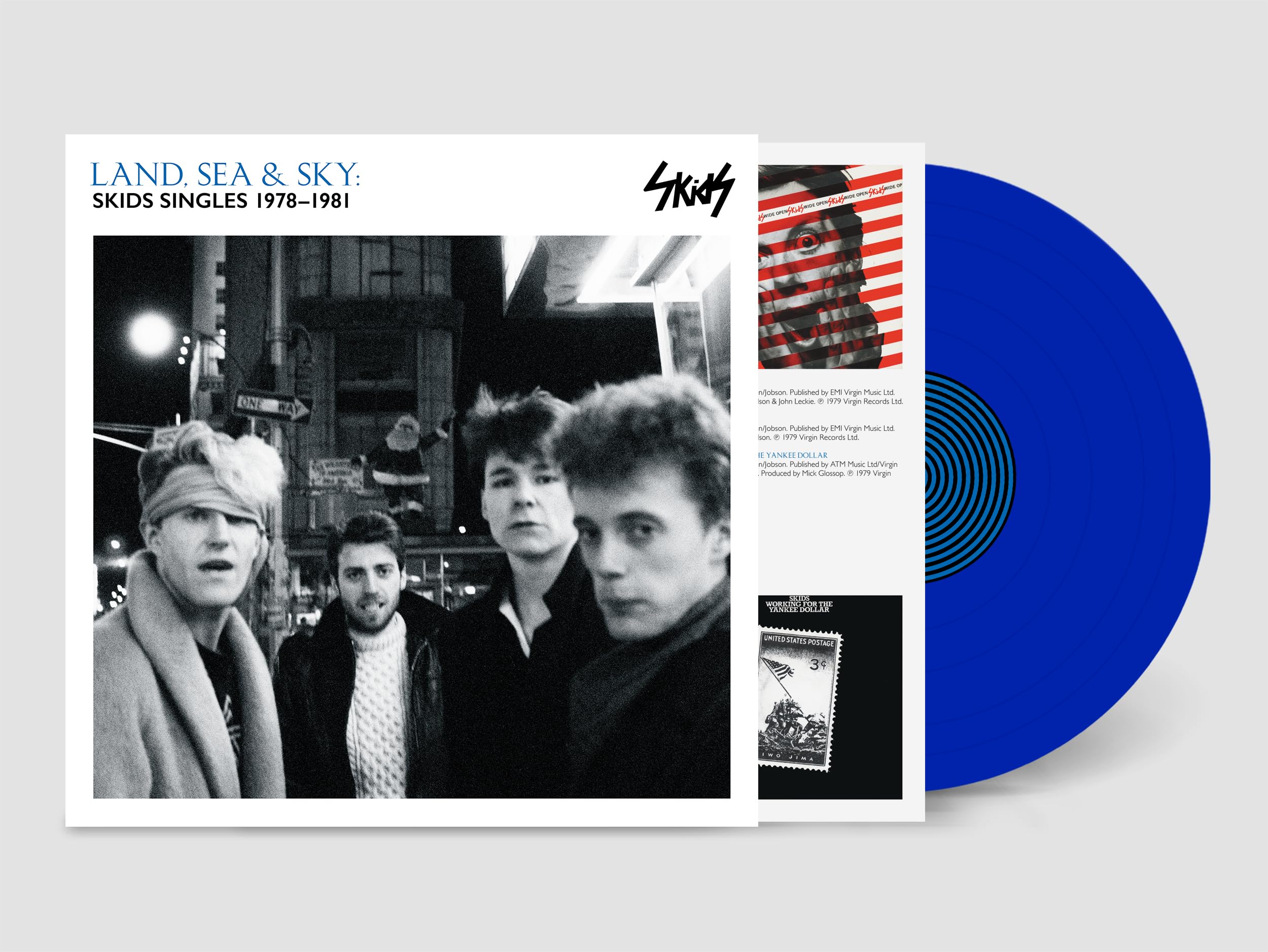 Skids - Land, Sea & Sky: Skids Singles 1978-1981 [VINYL] Saltire Blue