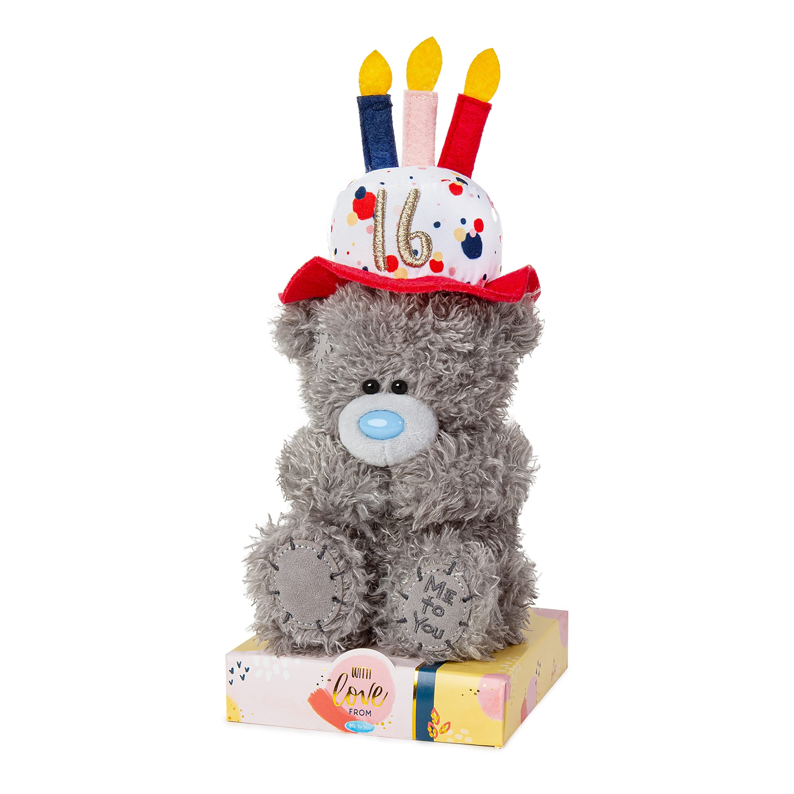 Me To You Bear - 16th Birthday Tatty Teddy Plush Toy | Gray | 15cm Tall