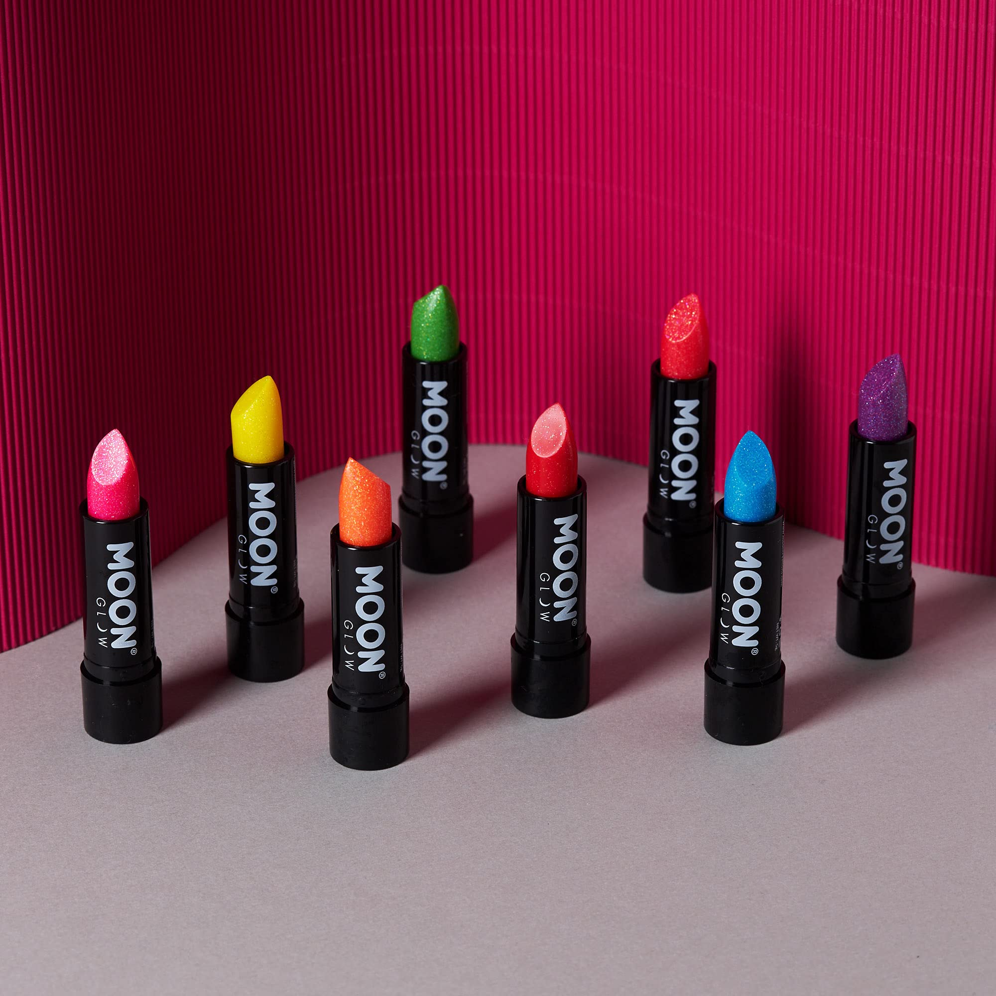 Moon Glow - Neon UV Glitter Lipstick (19g) - Purple 10