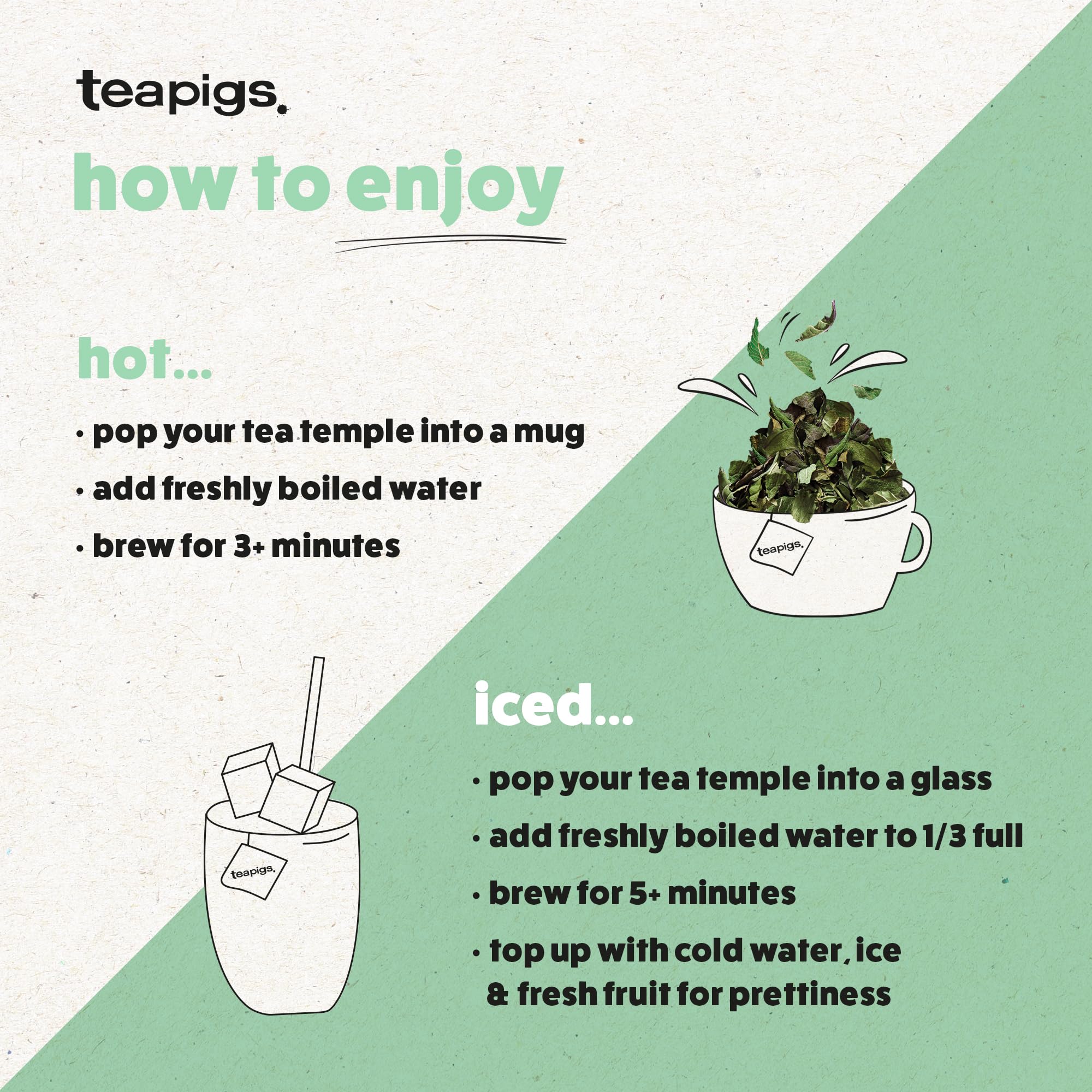 teapigs - Pumpkin Spice Chai Tea Caffeine-Free Tea Bags 6