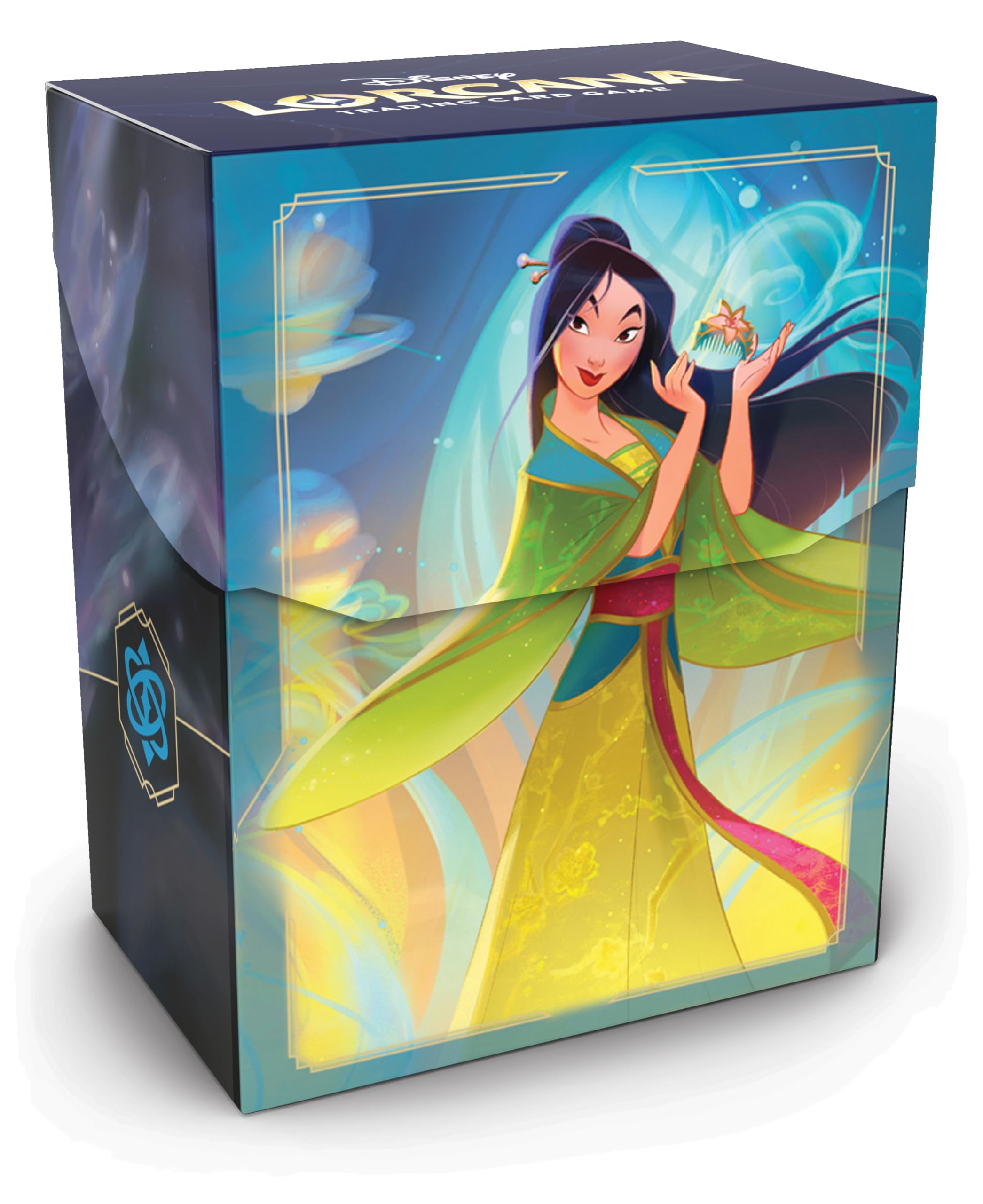 Ravensburger Disney Lorcana Deck Box - Fabled Set 9 Mulan and I2I Art