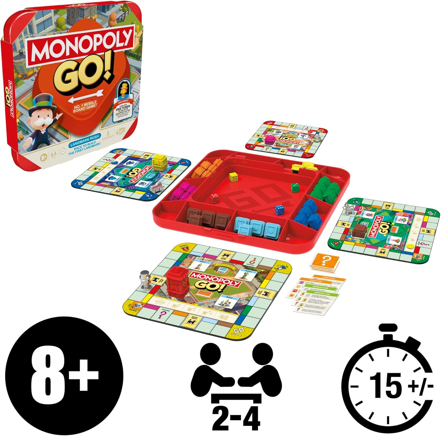 Monopoly Monopoly GO! Board Game - English Version 5