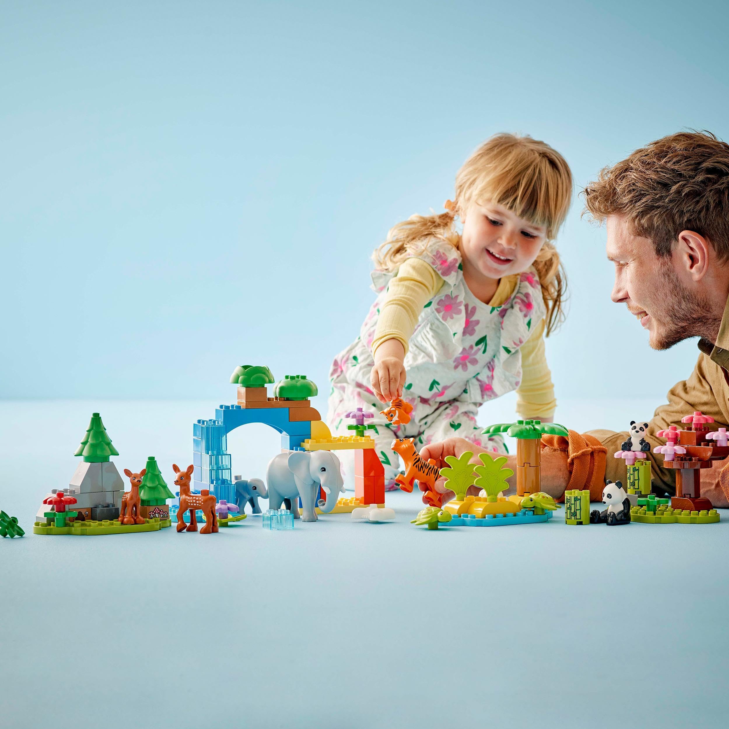 LEGO DUPLO 3in1 Wild Animal Families Set 10446 | Toddler Learning Toy for Ages 2+ 6