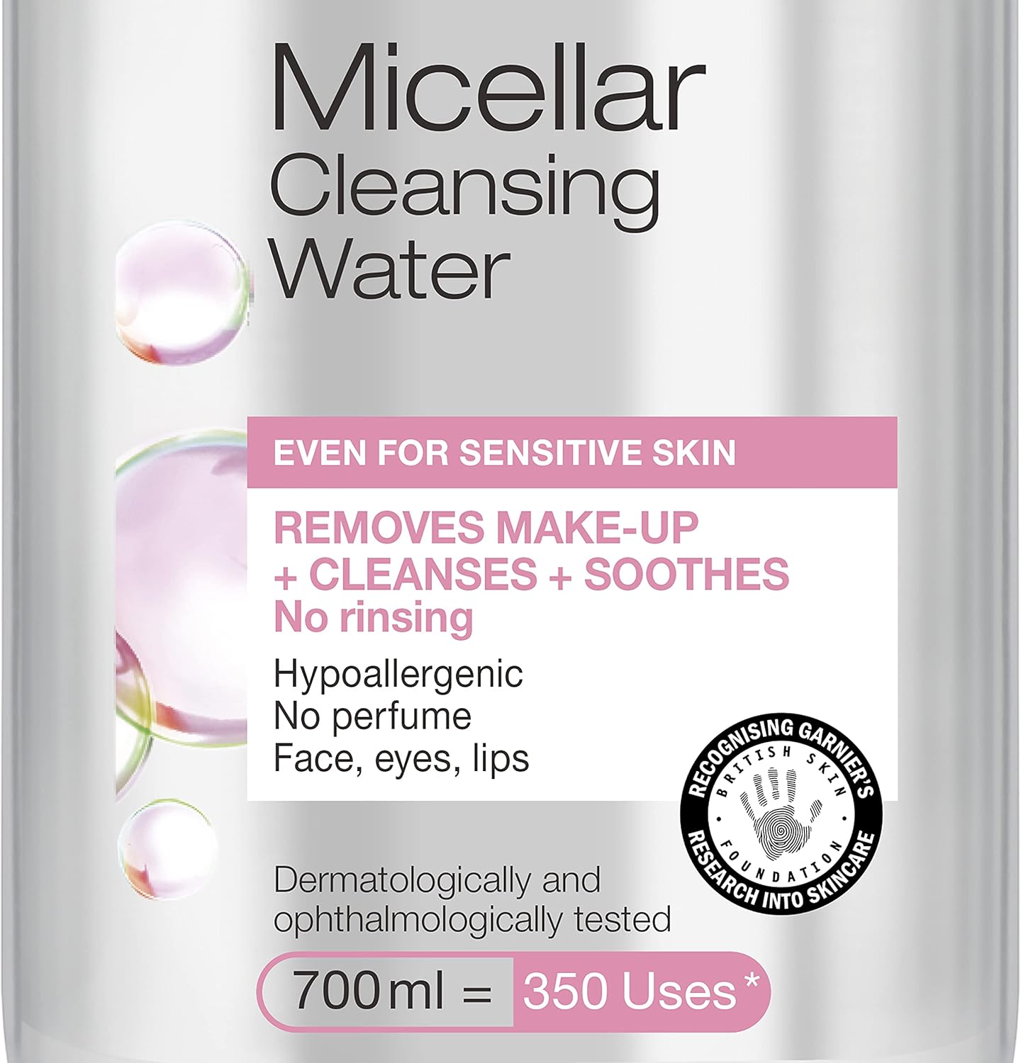 Garnier - Micellar Cleansing Water for Sensitive Skin (700ml) 8