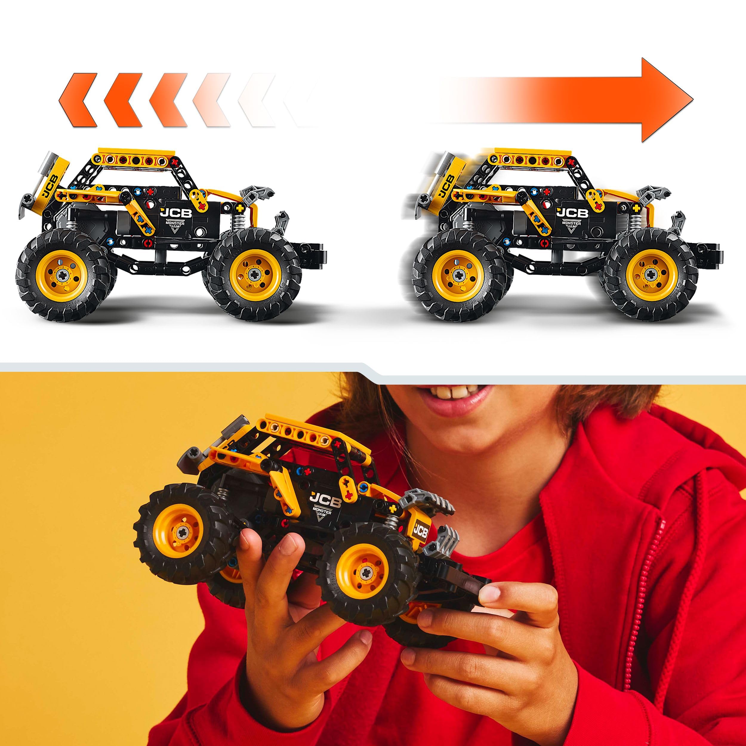 LEGO Technic Monster Jam DIGatron Pull-Back Truck Toy - Vehicle Building Se 5