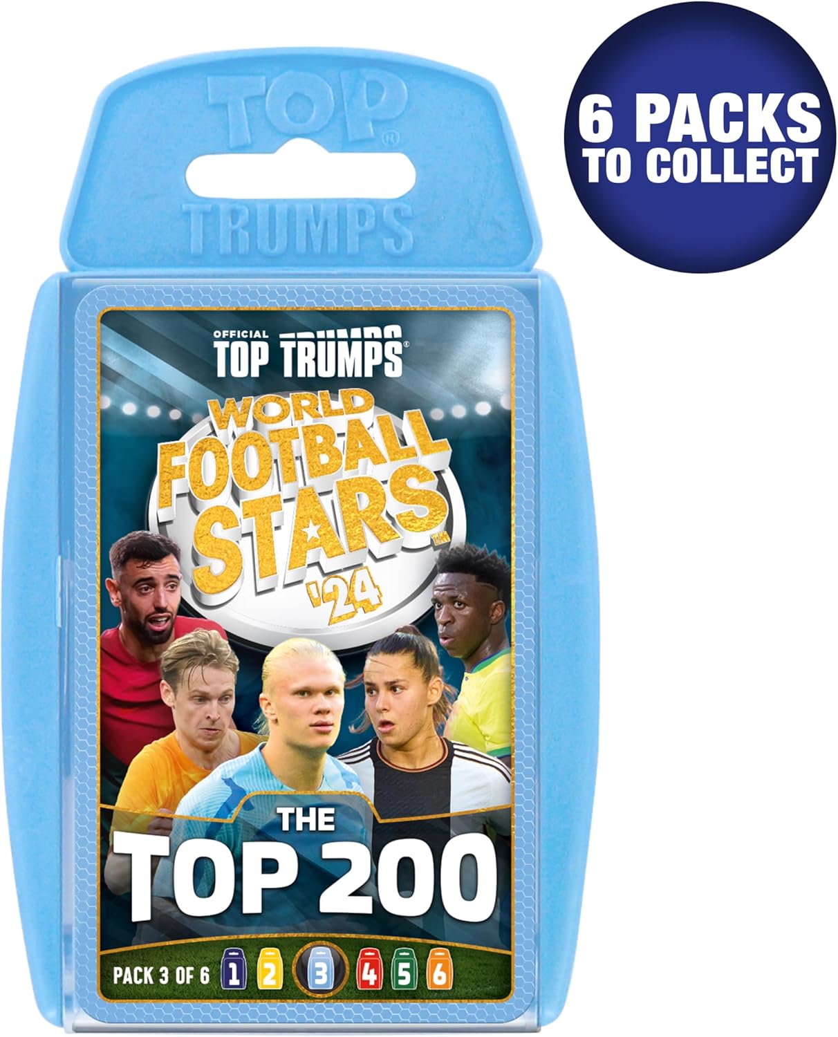 Top Trumps World Football Stars Top 200 Card Game Pack 3 9