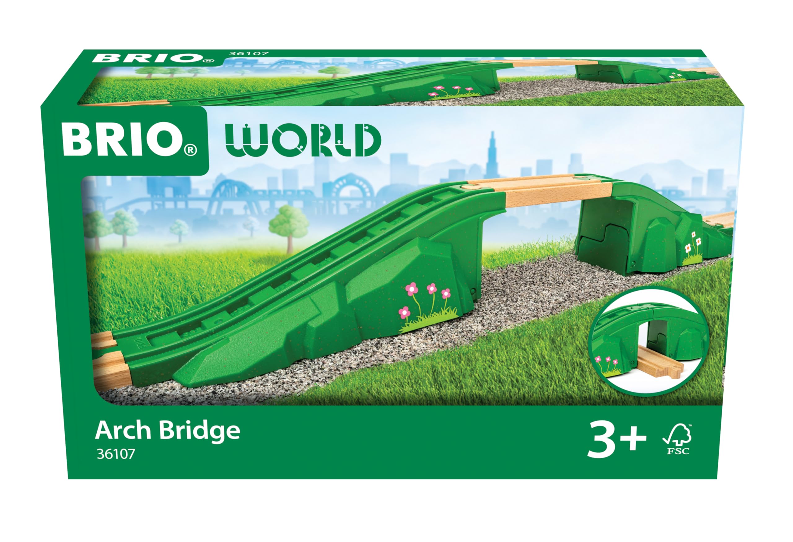 BRIO World Arch Bridge - Train Set Accessory for Kids 3 Years+