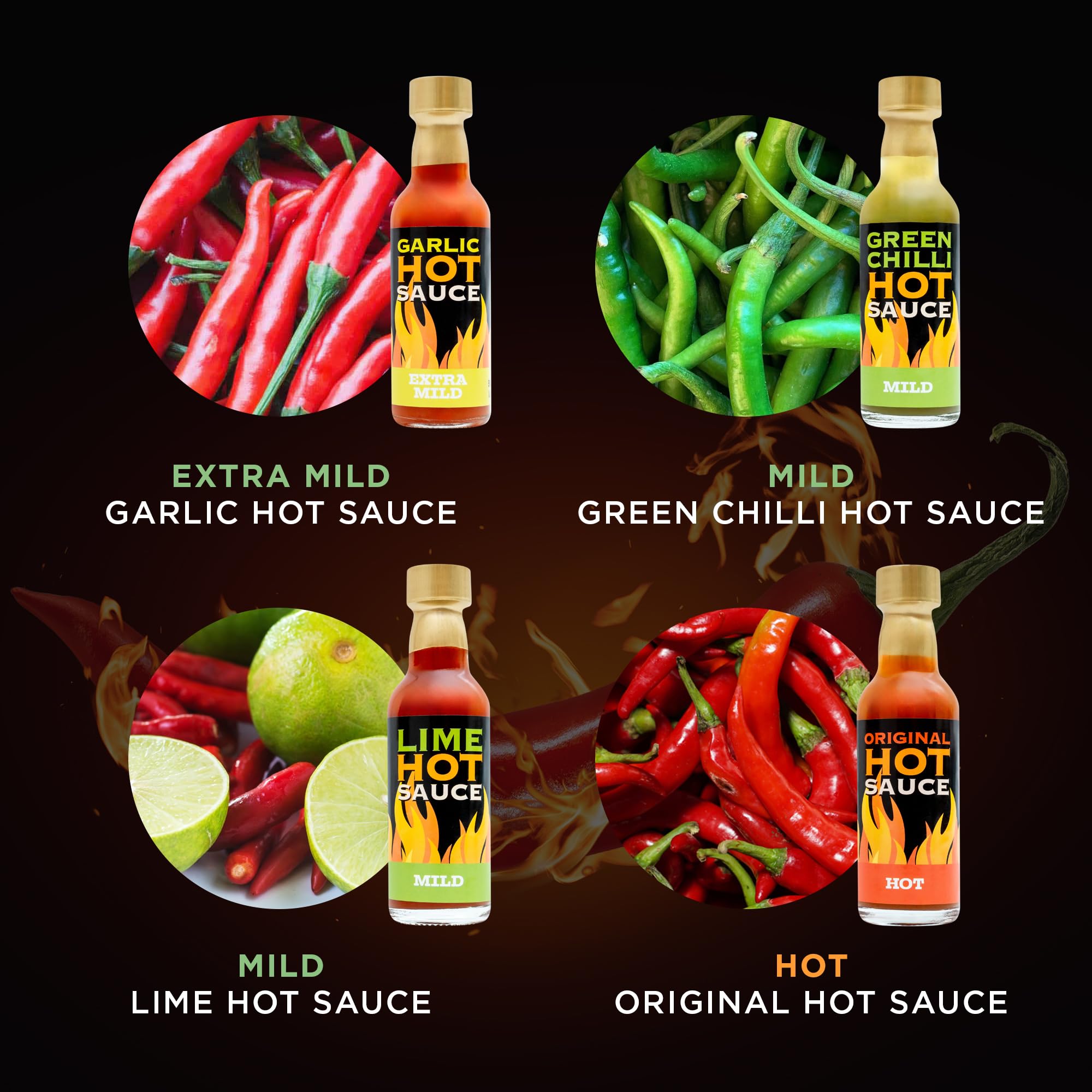 Hot Sauce Gift Set - Chilli Sauce Selection 8 Pack Including Sriracha, Taba 7