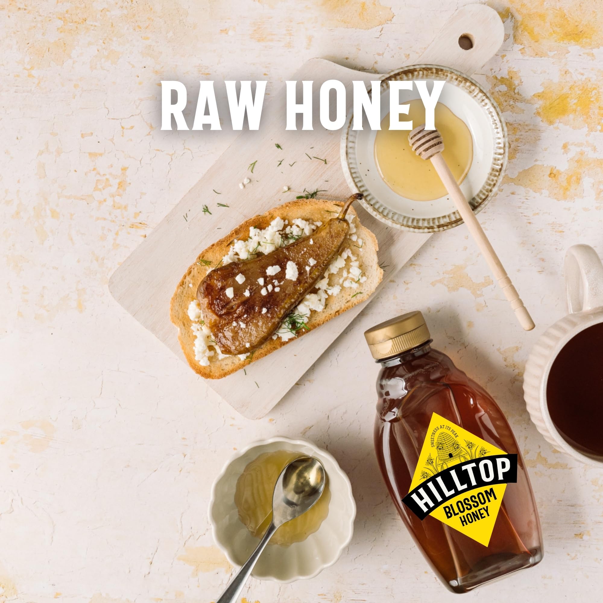 Hilltop Honey Blütenhonig, 720 g Quetschflasche – reiner Naturhonig 9