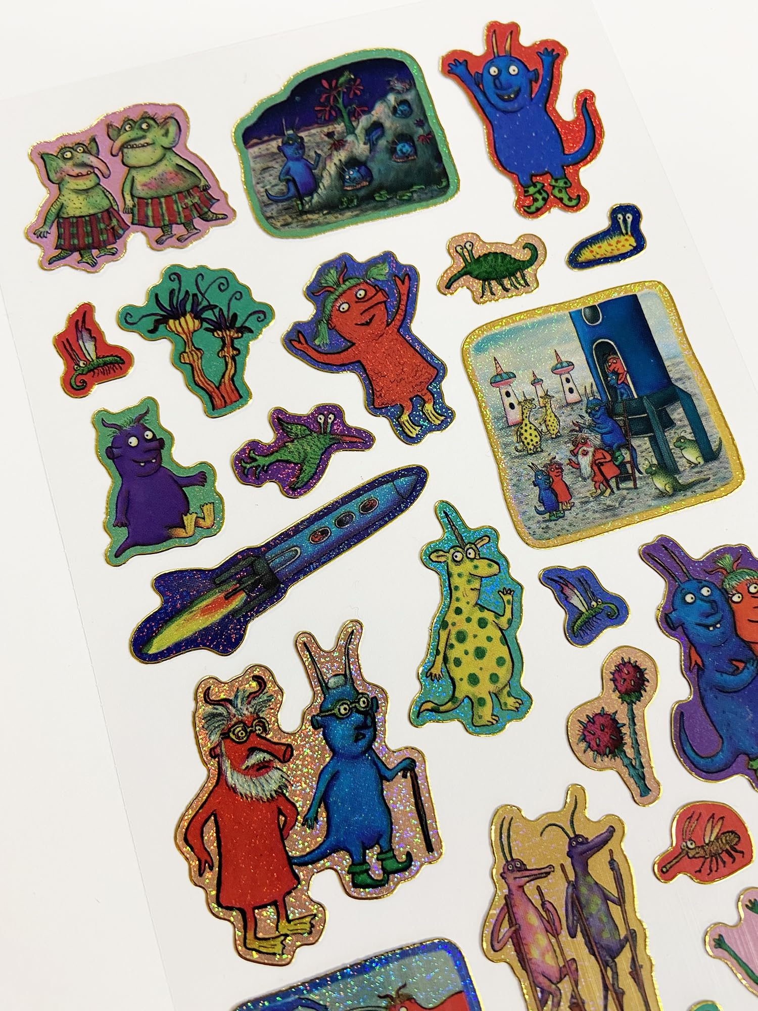 The Smeds and The Smoos Sparkly Reusable Stickers Pack 3