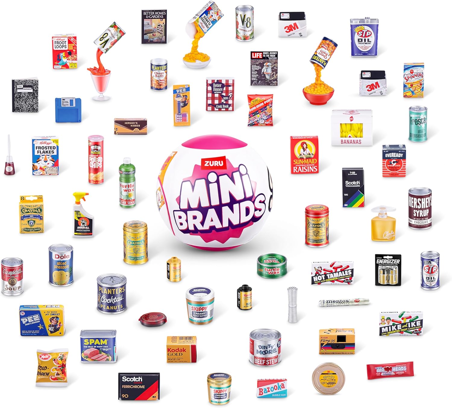 Mini Brands Retro Capsule by ZURU - Surprise Retro Collectible Minis for Kids 3+ 7
