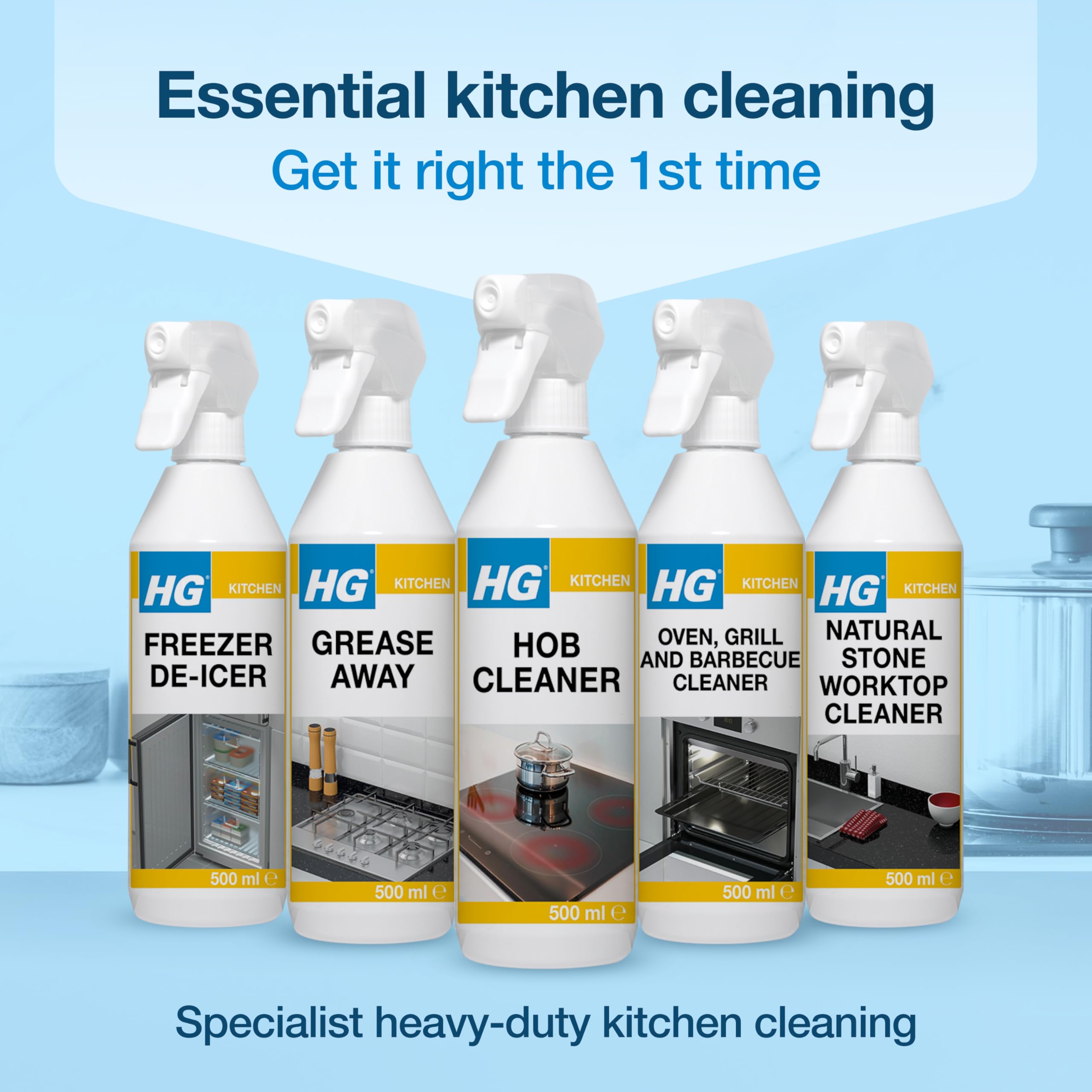 HG - Hob Cleaner for Everyday Use, Induction & Glass Ceramic Cooktop Spray, 500ml 14