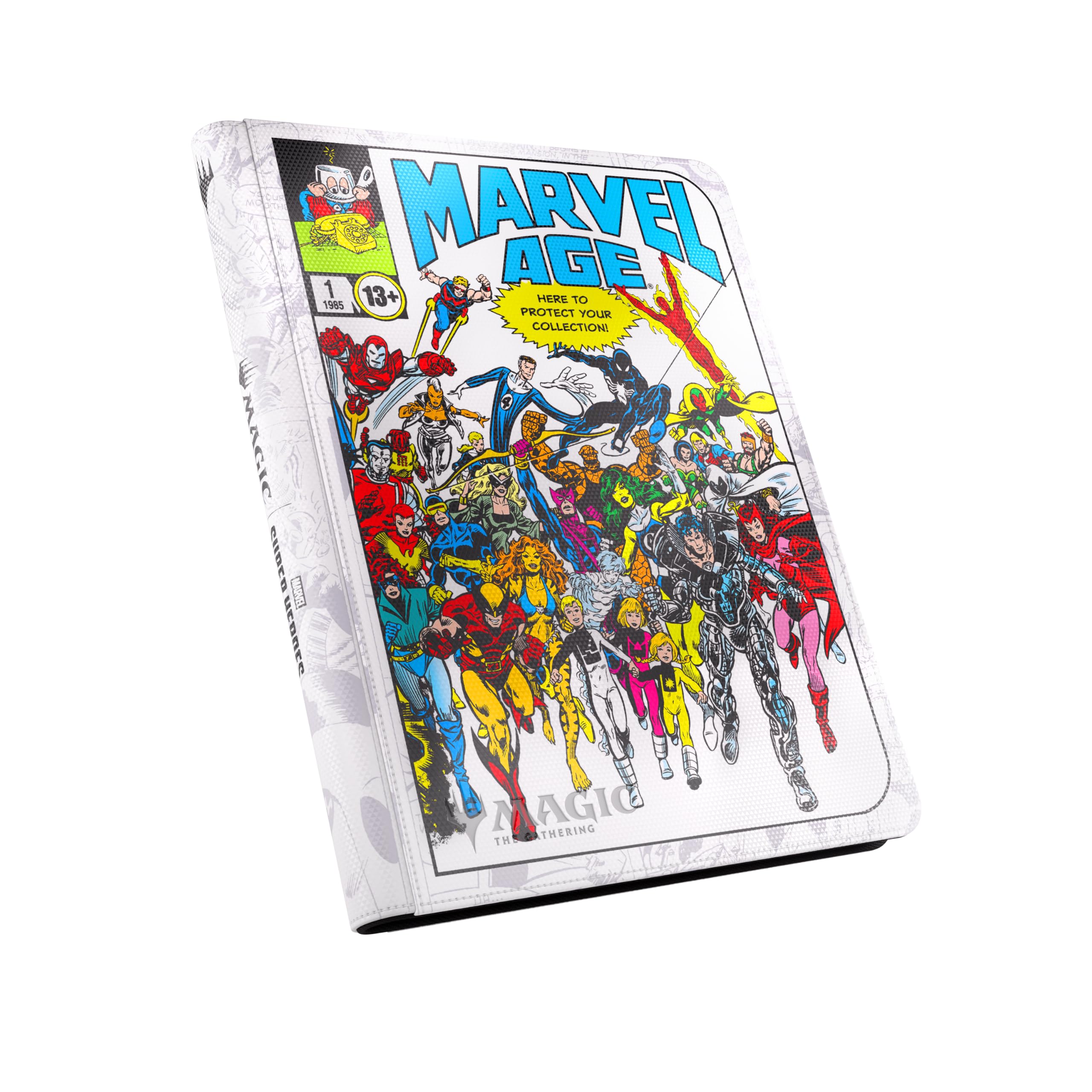 Gamegenic Marvel Super Heroes Zip-Up Album - Holds 360 Cards | Side-Loading Pockets | Zip-Up Closure