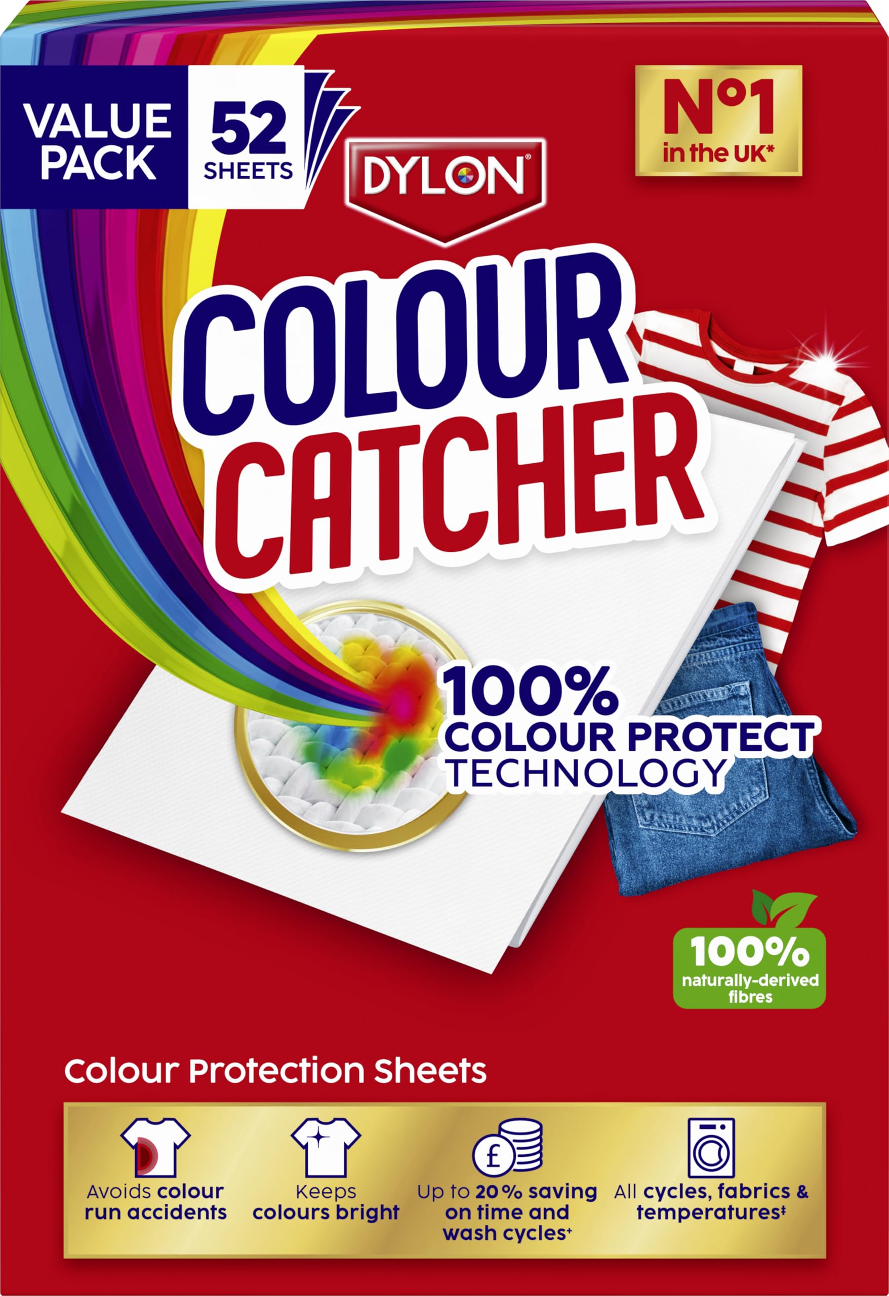Colour Catcher - Colour Protection Sheets (52 Sheets)
