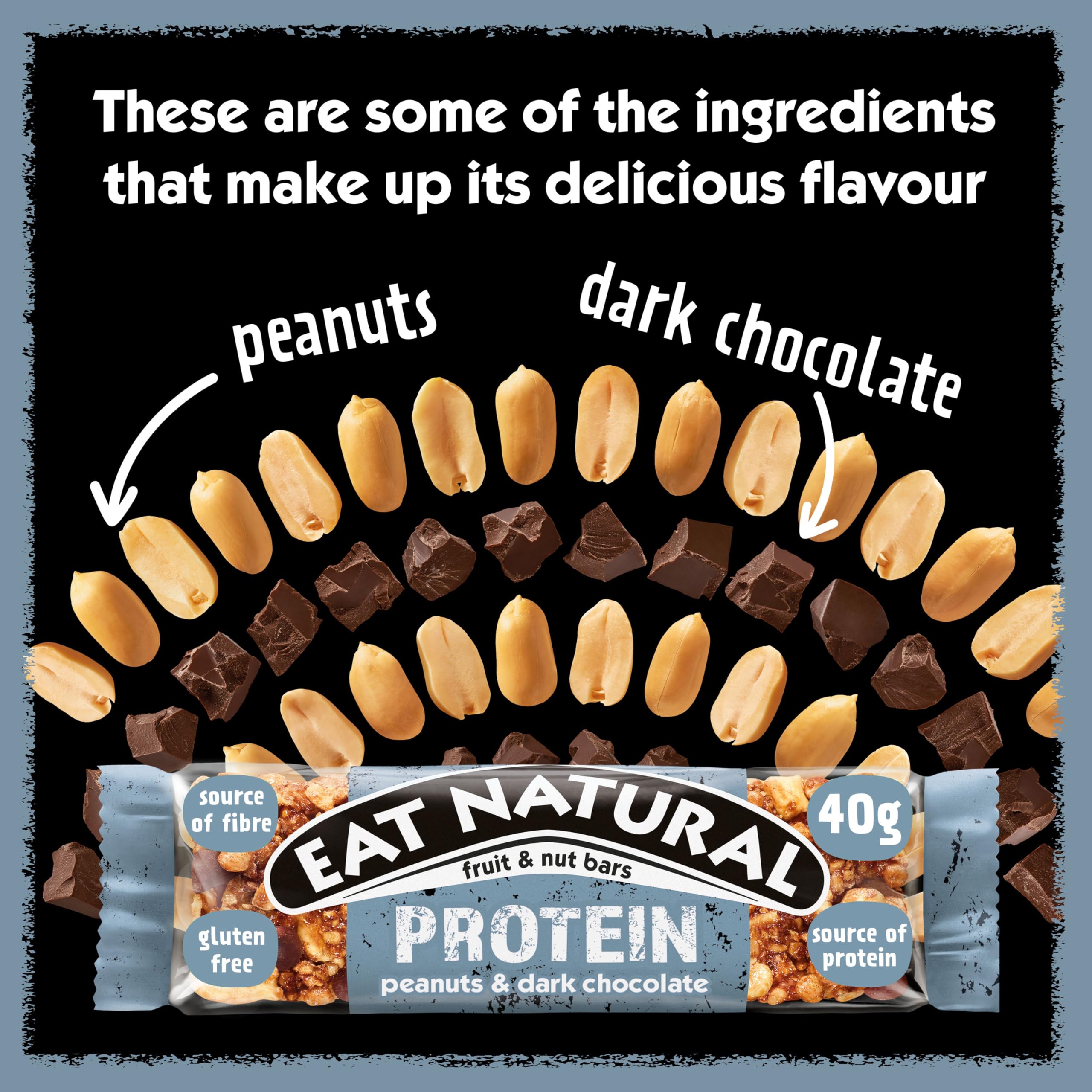 Eat Natural Protein Packed Energy Bars with Peanuts & Chocolate 3pk 120g 5