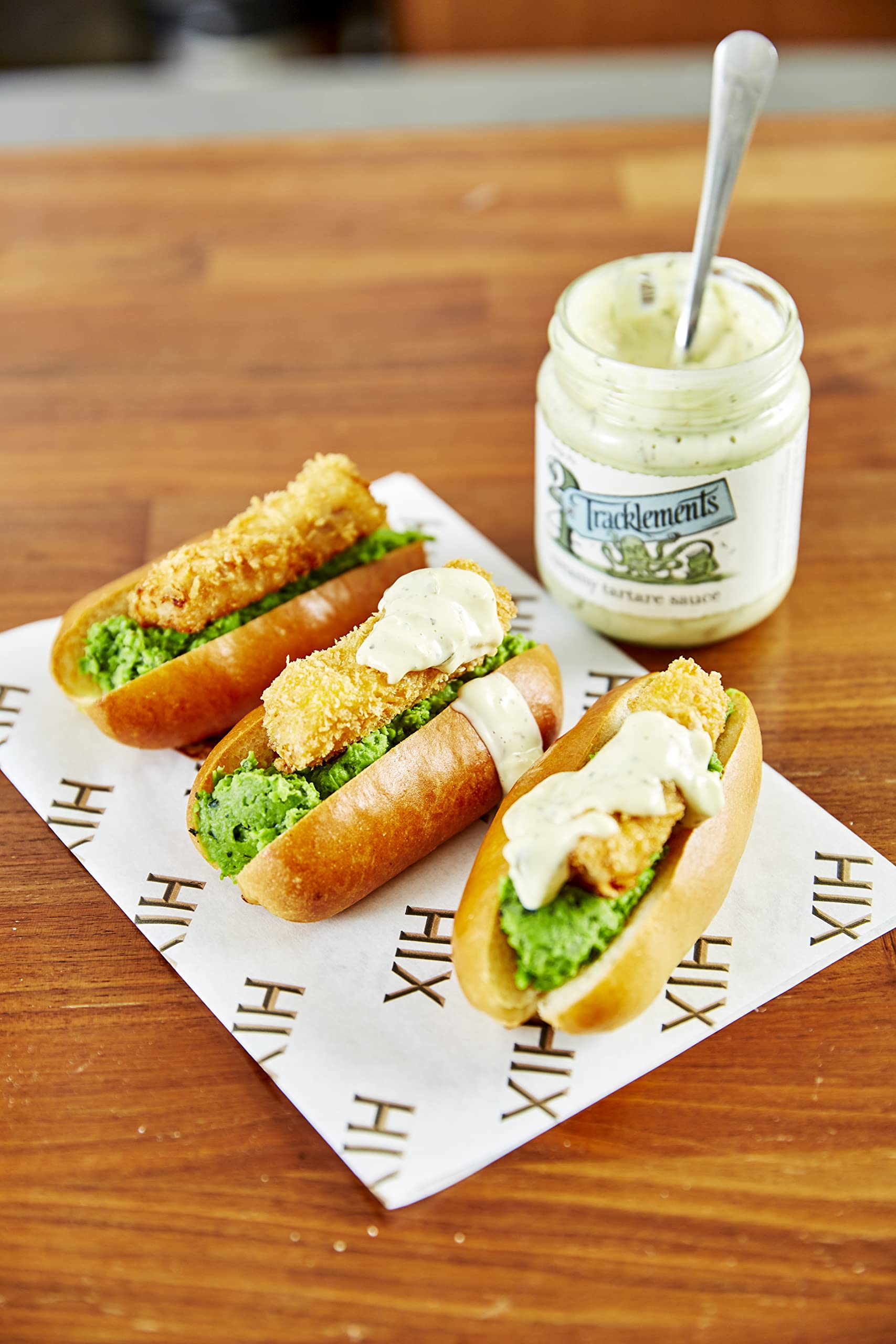Tracklements Creamy Tartare Sauce - Tangy & Herby | Gluten Free, Vegetarian | 160g (Pack of 2)