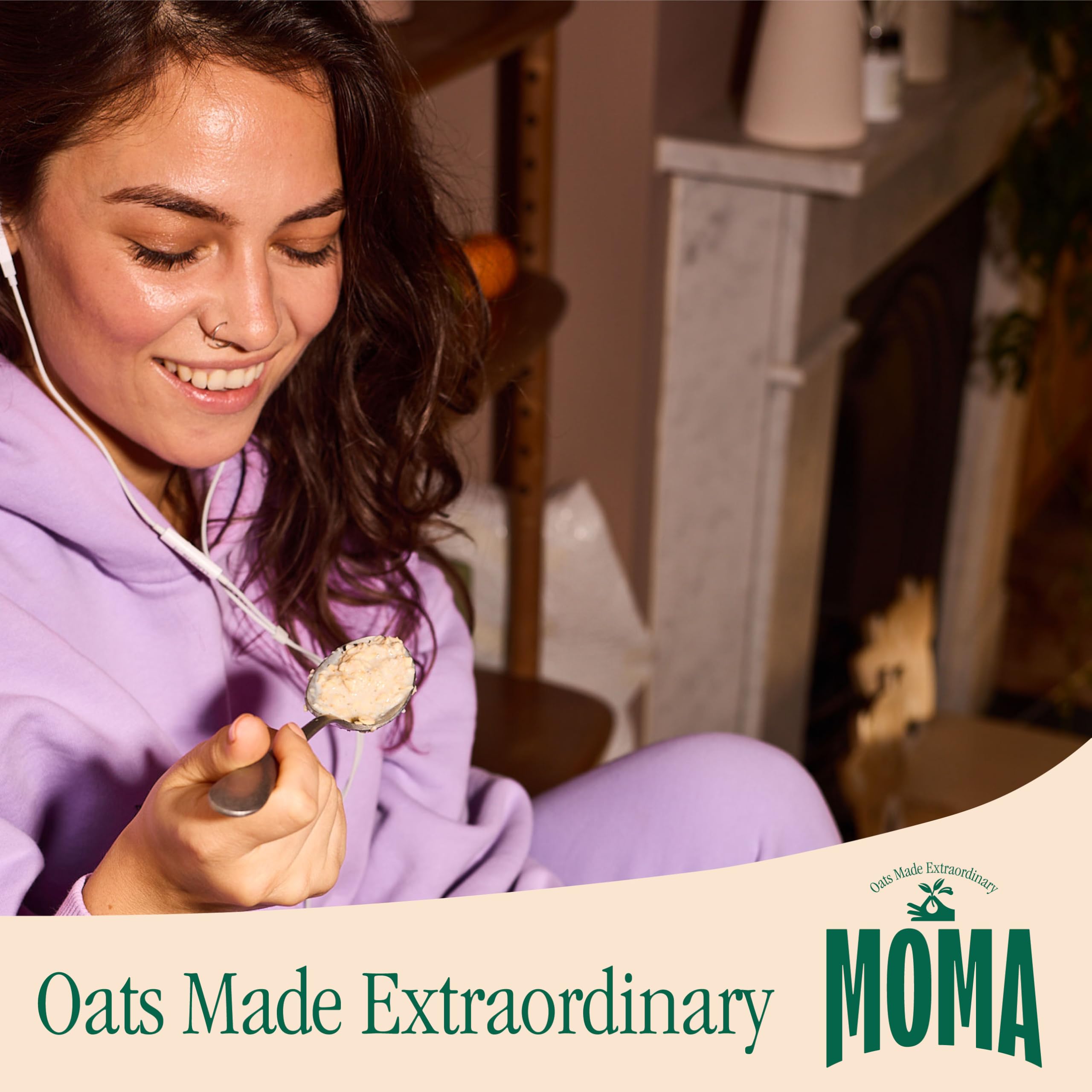 MOMA Almond Butter & Salted Caramel Porridge Sachets - 30 x 40g - Made with British Oats 7