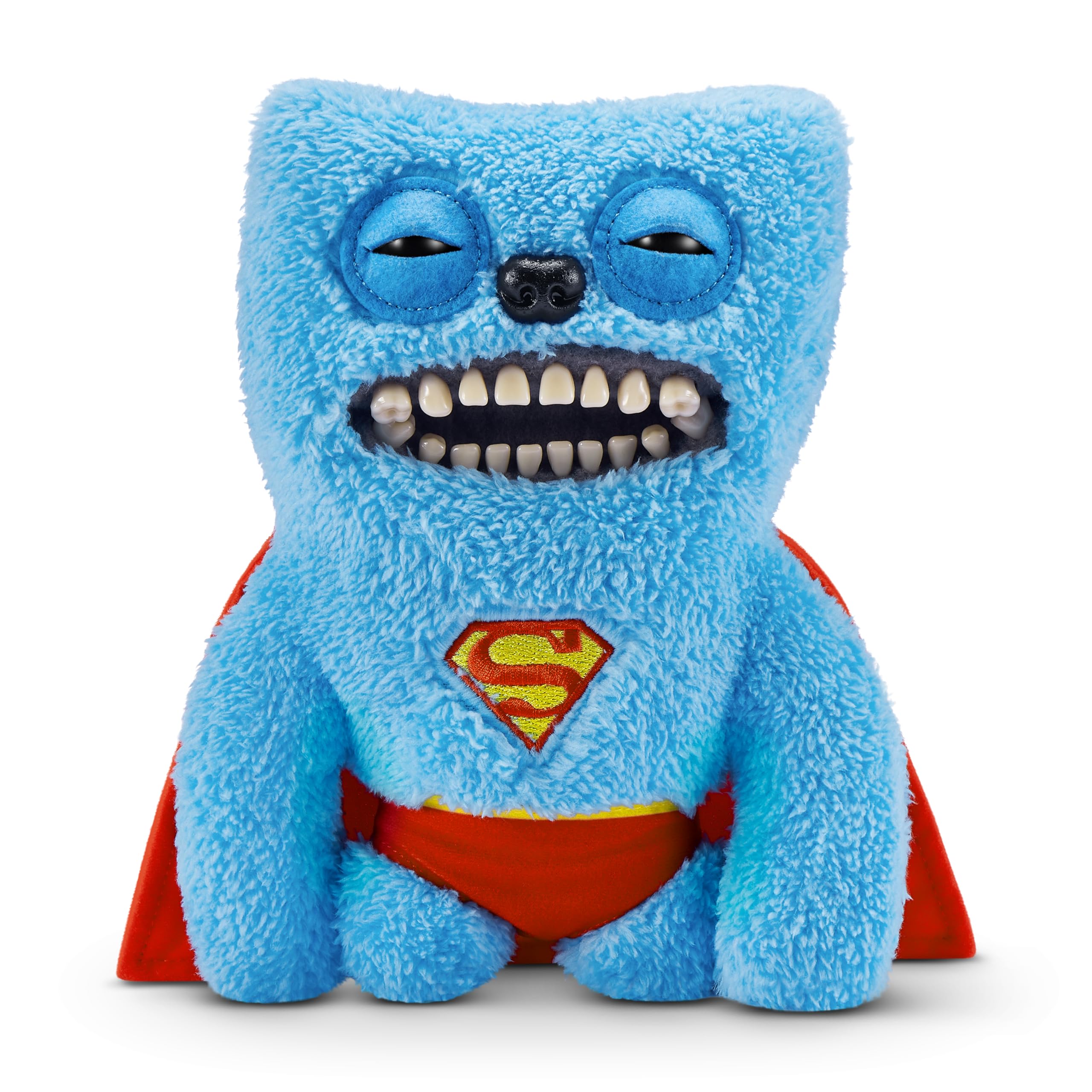 Fuggler x DC 9-inch Superman Plush Toy - Soft Ugly Monster Doll for Kids & Adults
