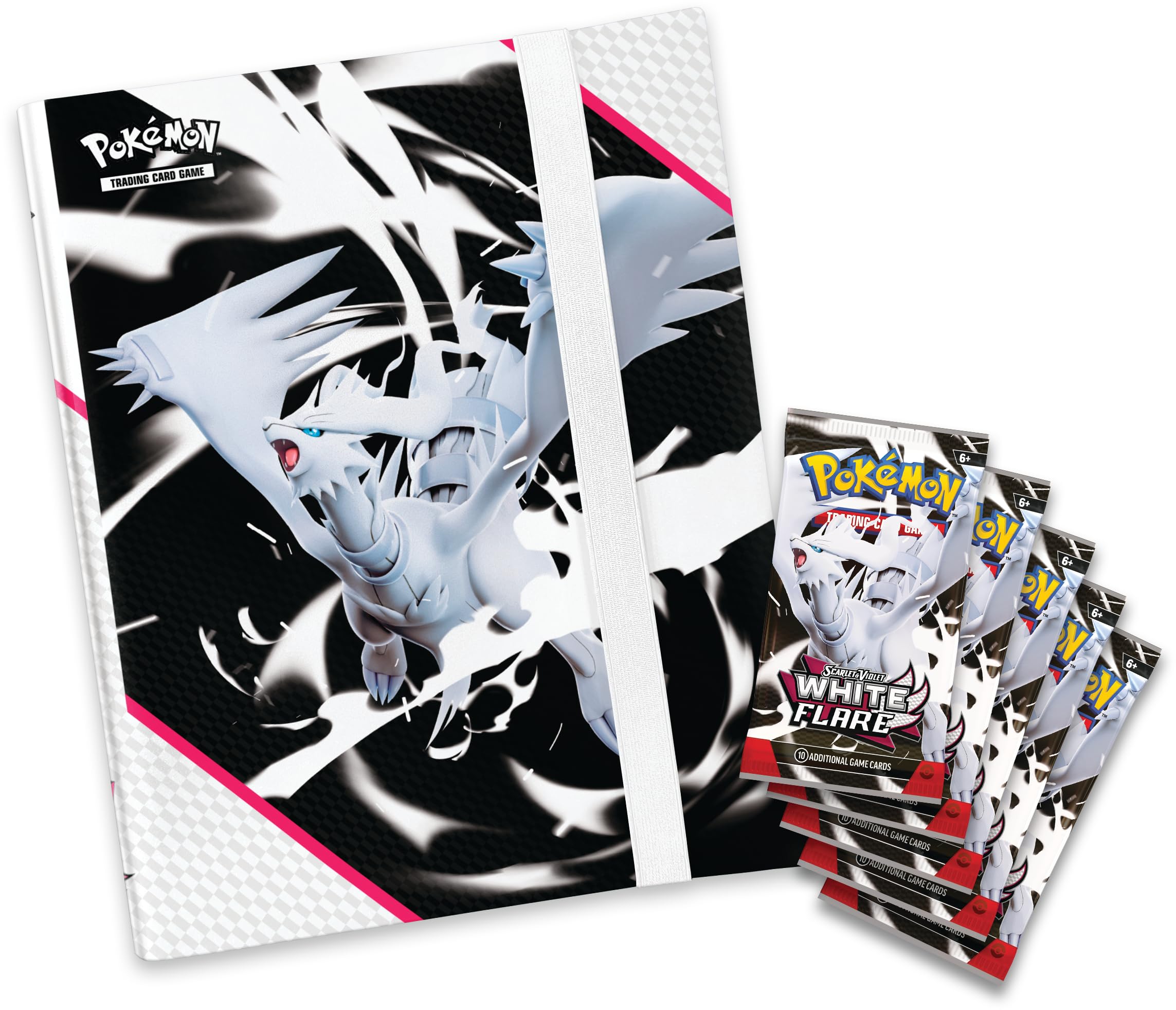Pokémon TCG: Scarlet & Violet—White Flare Binder Collection with Reshiram Art 3