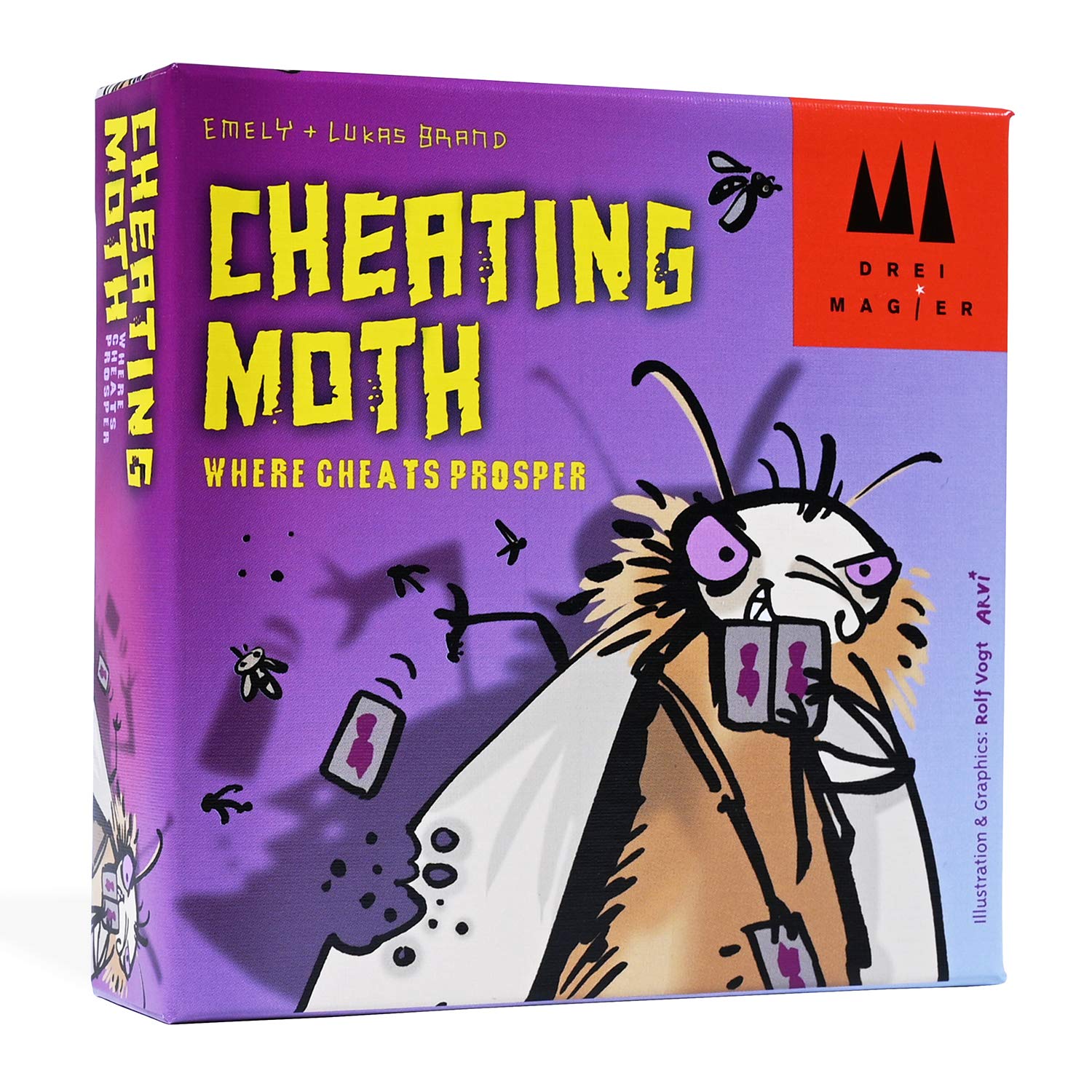 Coiledspring Games Cheating Moth Card Game - 3-5 Players | Ages 7+ | 20 Min Playtime