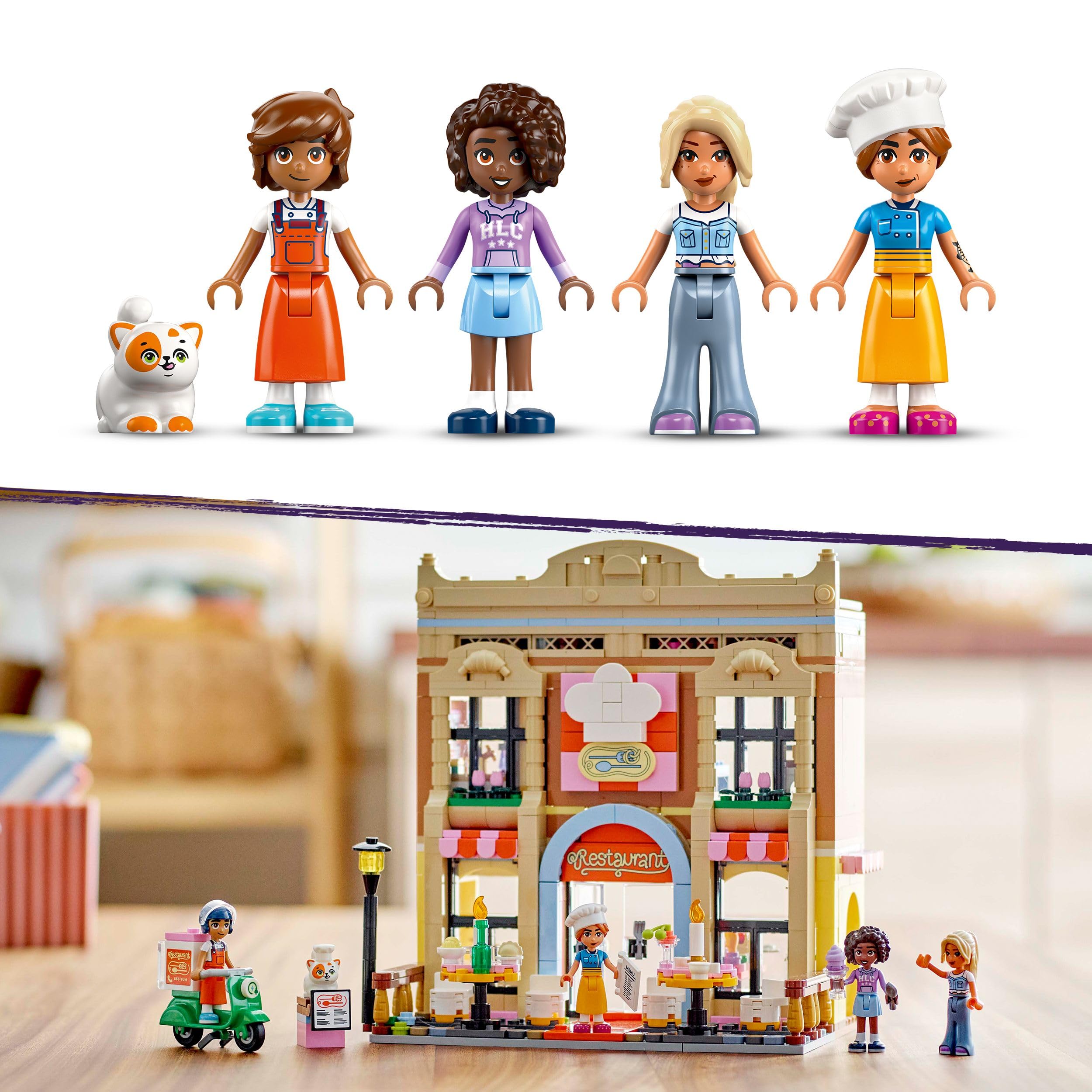 LEGO Friends Restaurant and Cooking School Playset - Building Toy for 8+ Year Olds 5
