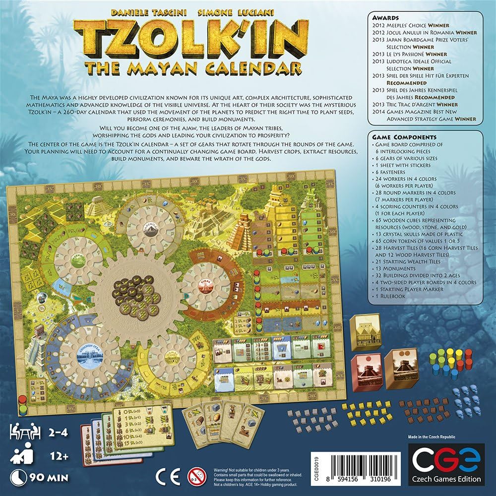 Czech Games Edition Tzolk'in: The Mayan Calendar Board Game 4