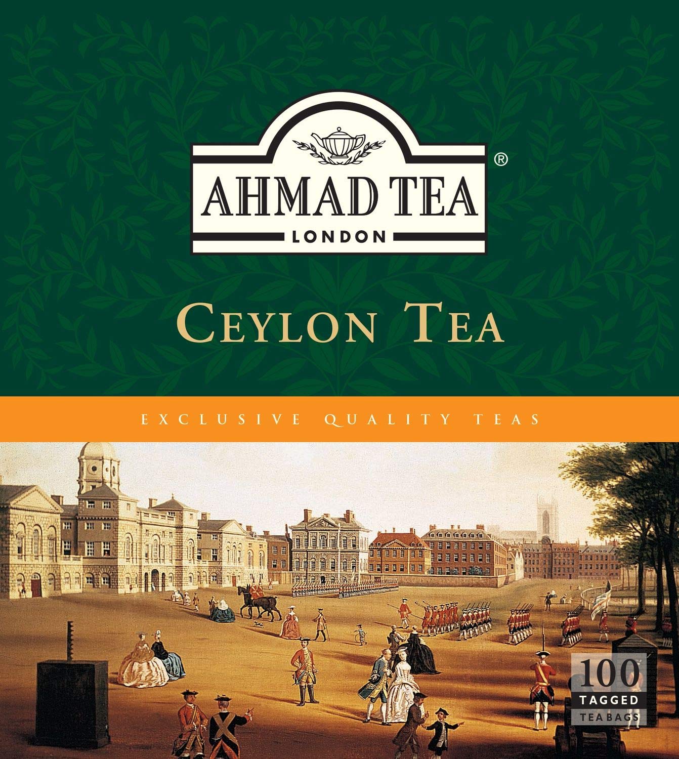 Ahmad Tea Ceylon Black Tea 100 Teabags - Single Origin from Sri Lanka