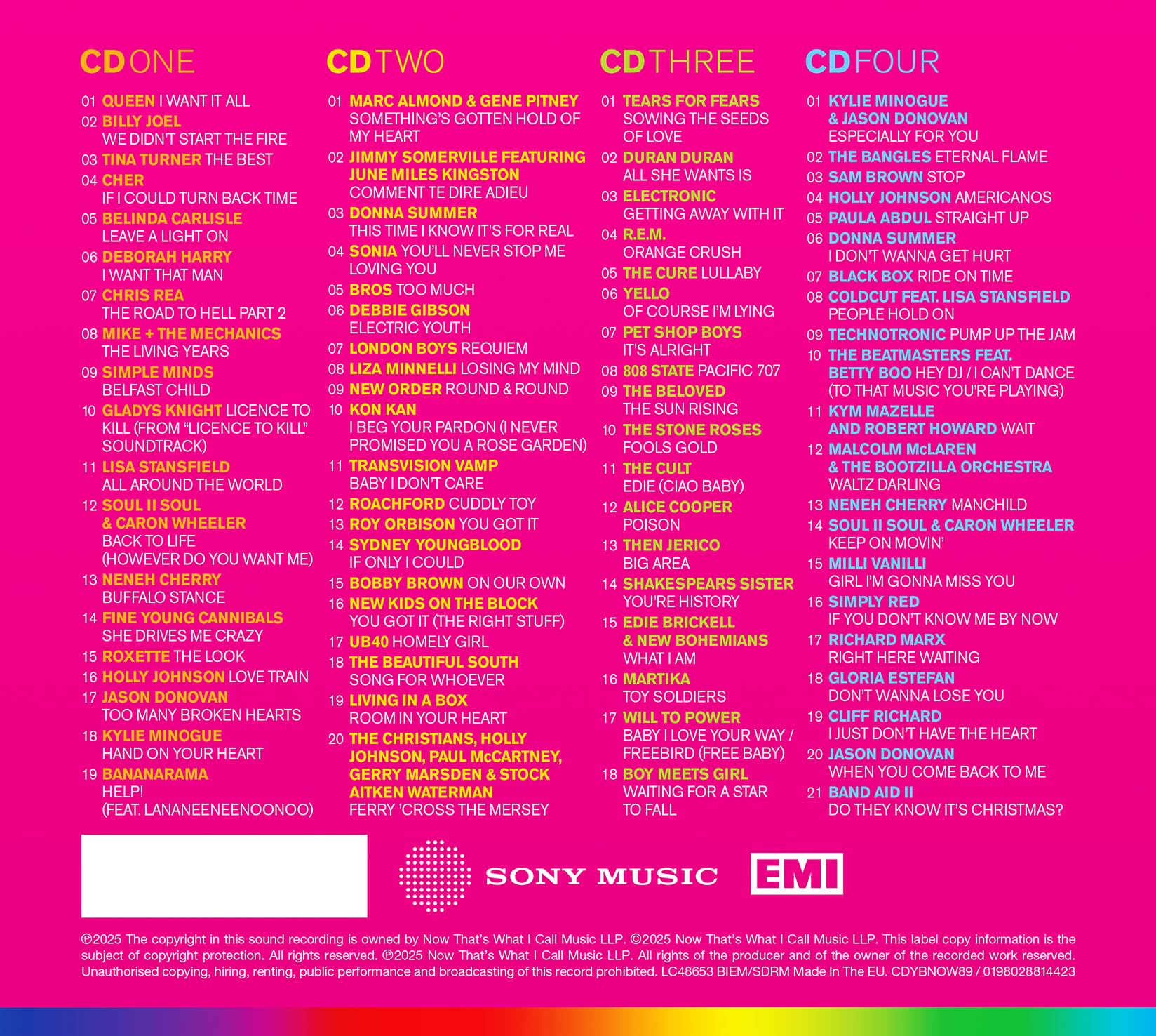 NOW - Yearbook 1989 (Standard Edition) [Audio CD] 6