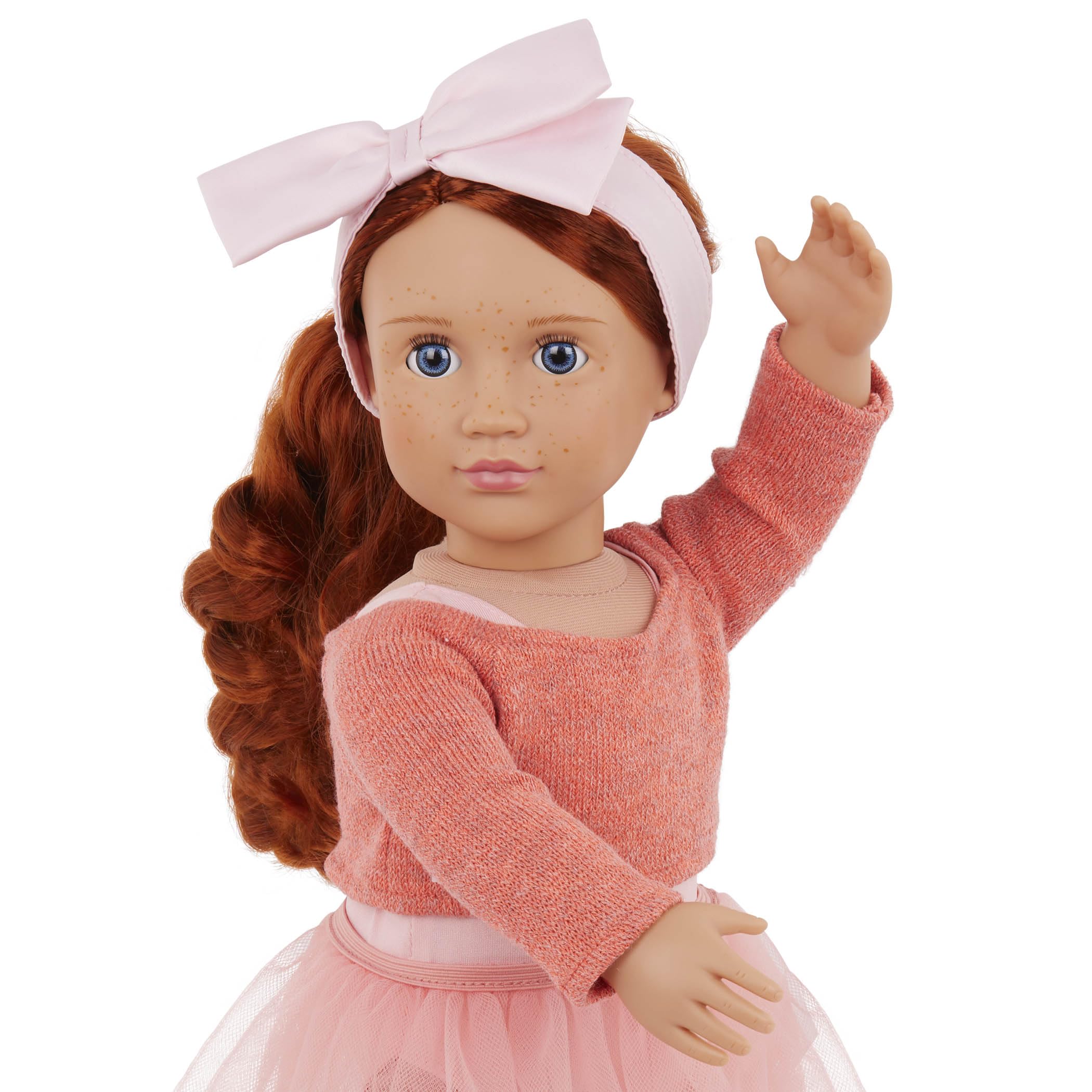 Our Generation 18-Inch Ballerina Doll with Blue Eyes & Red Hair - Aubrie 7