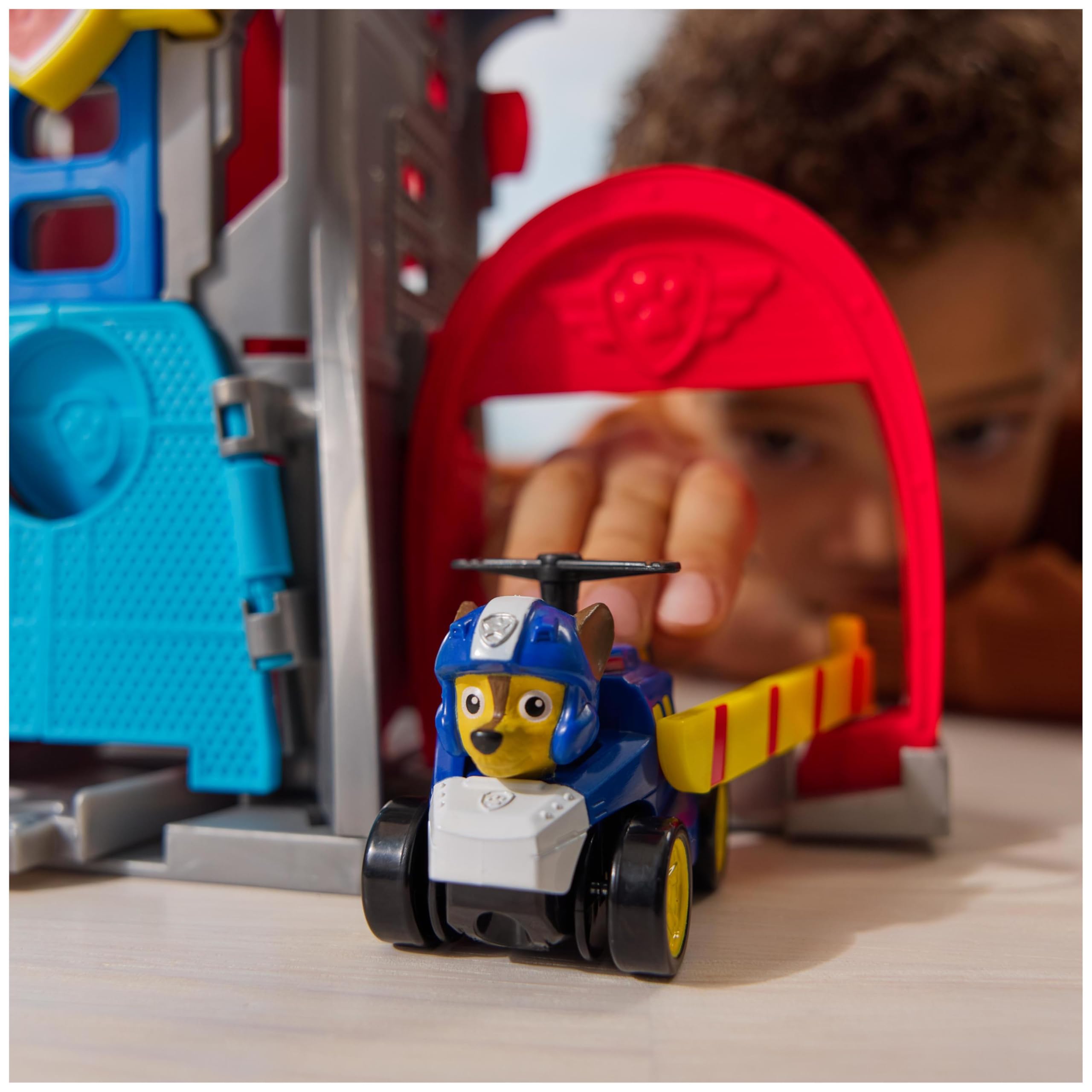 Paw Patrol: Air Rescue Pup Squad Adventure Bay Airport Playset with Chase - 30cm Tall Tower with 7 Play Areas 7