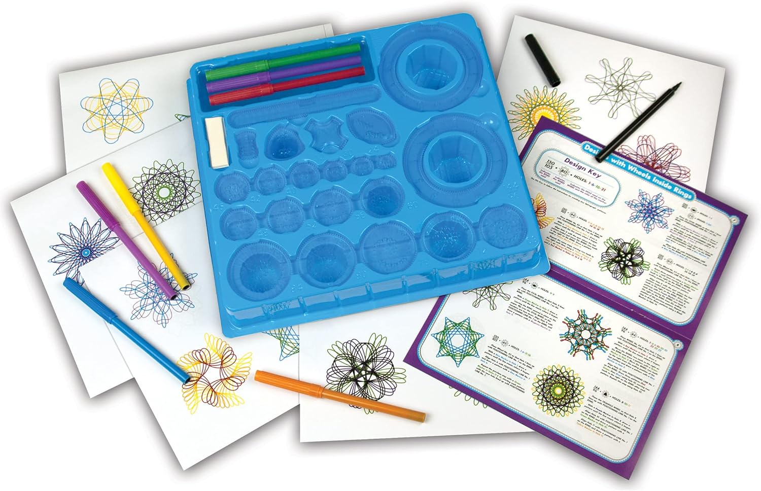 Spirograph Original - 30+ Piece Drawing Set for Ages 8+ 3