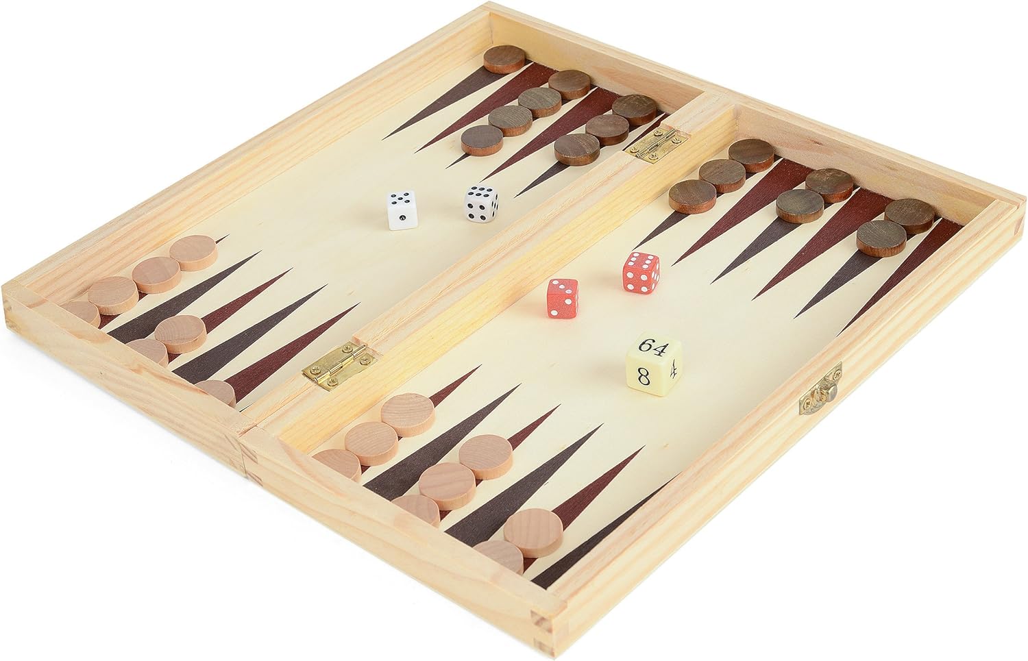 Toyrific Chess, Draughts And Backgammon Game Board, 3-in-1 Board Games for Kids 3